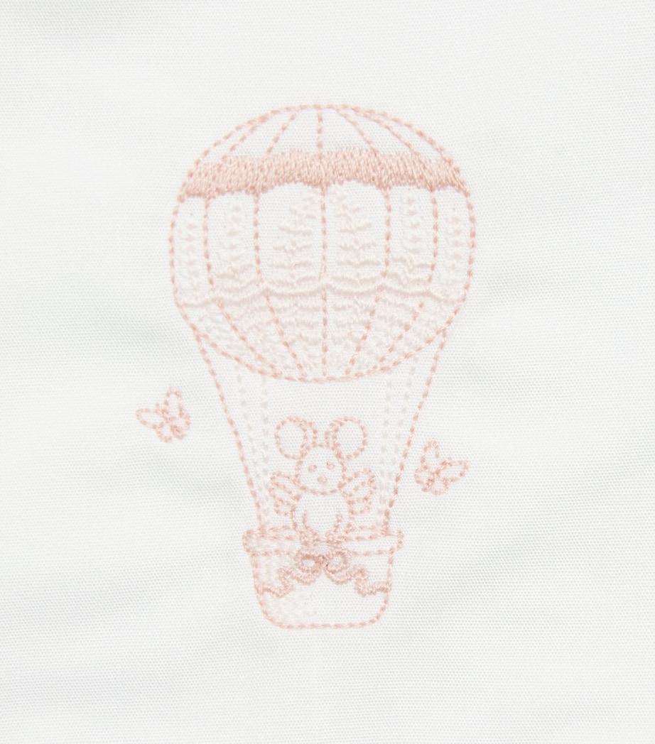 Marie-Chantal Cotton Toile du Jouy Marcy Bibs (Set of 2) Mc Pink Image 3