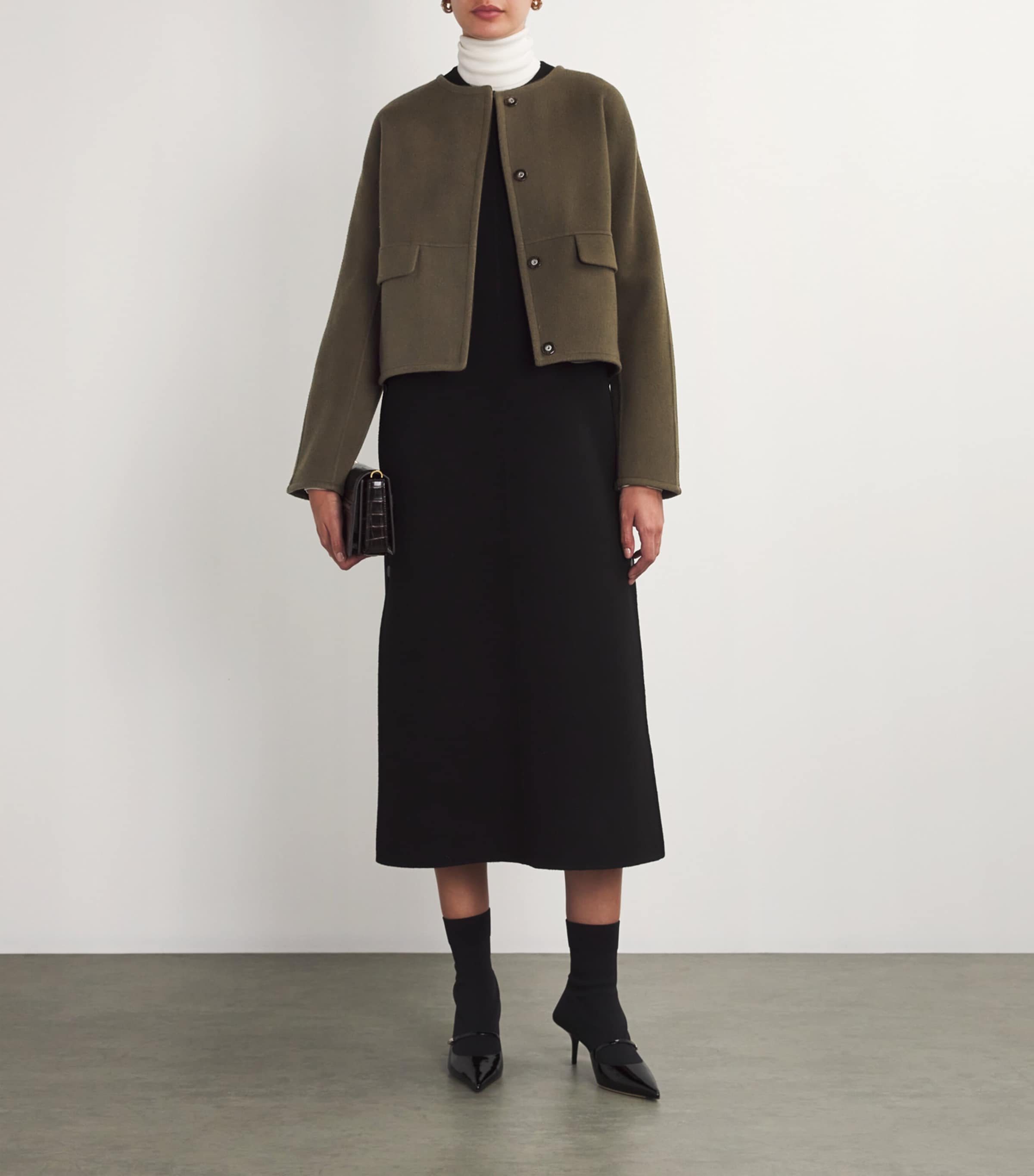 Wool-Cashmere Structured Jacket A2108 Image 2