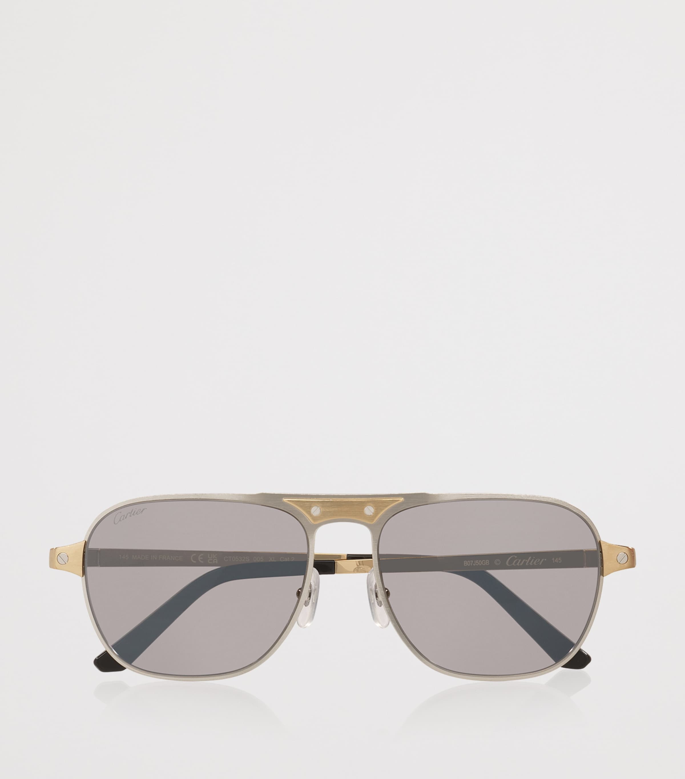 Rectangular Aviator Sunglasses 4100V1 Image 5