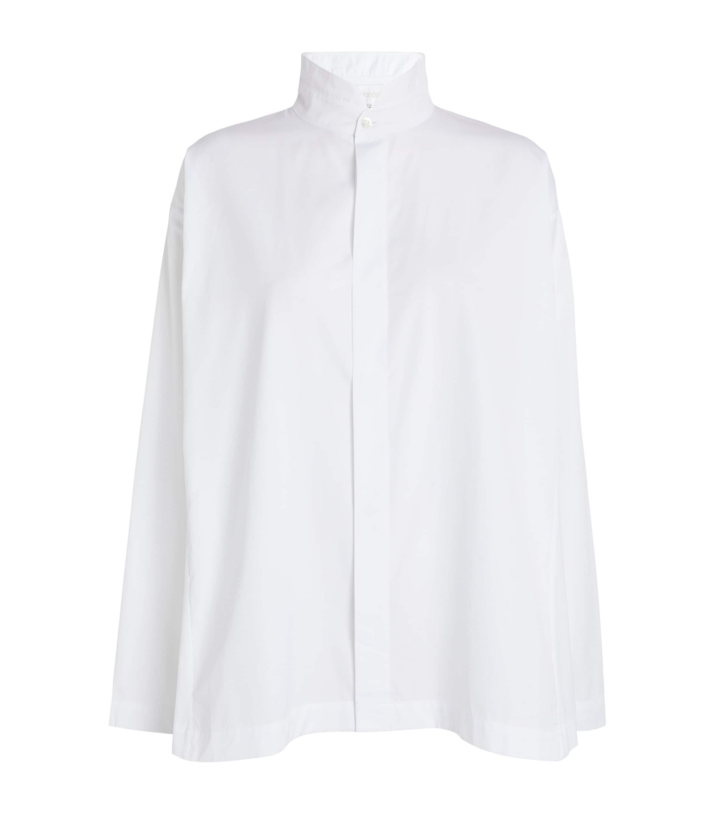 ESKANDAR PANELLED A-LINE SHIRT 