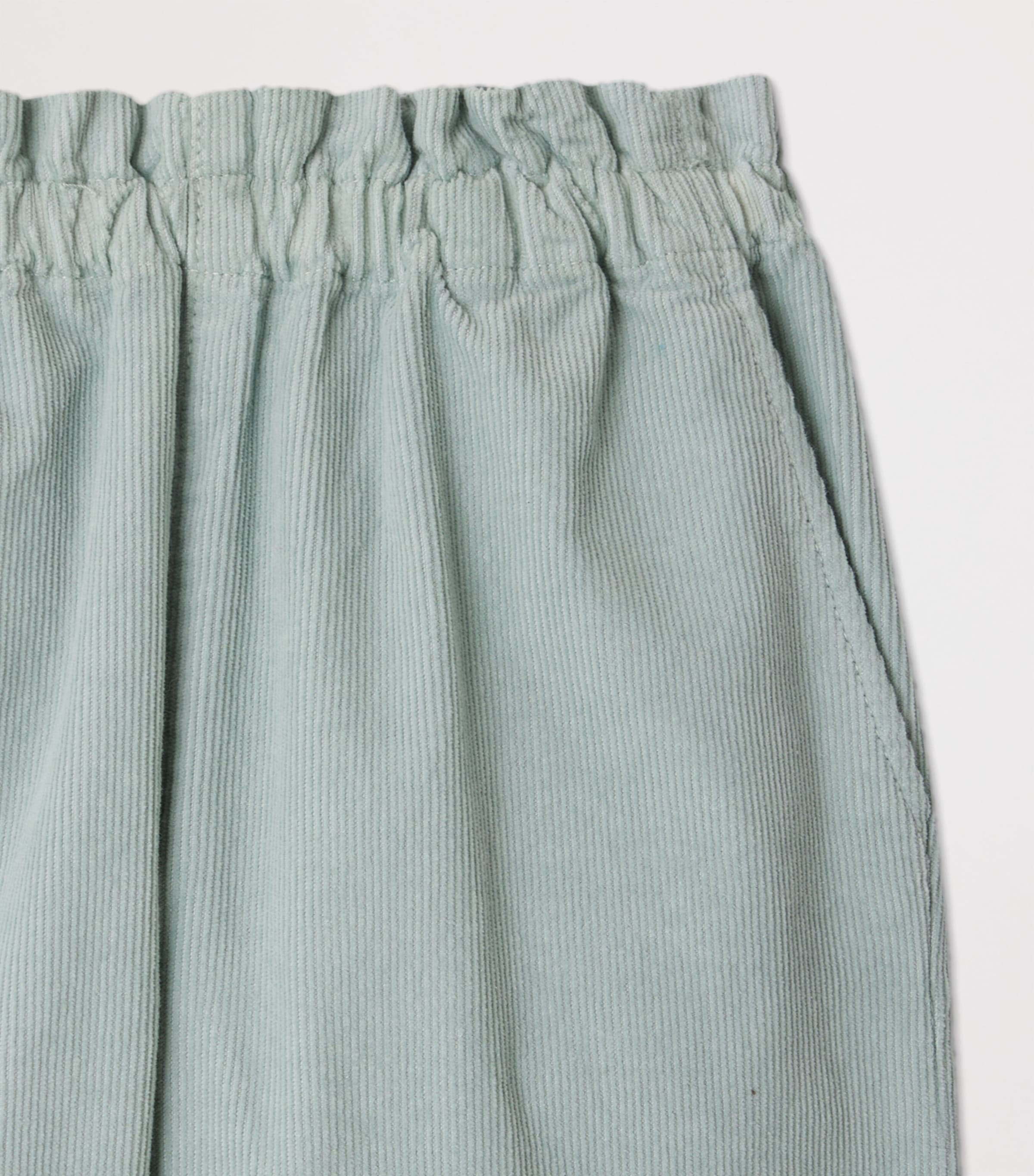 Stretch Cotton Corduroy July Trousers (4-8 Years) VERT CELADON Image 3