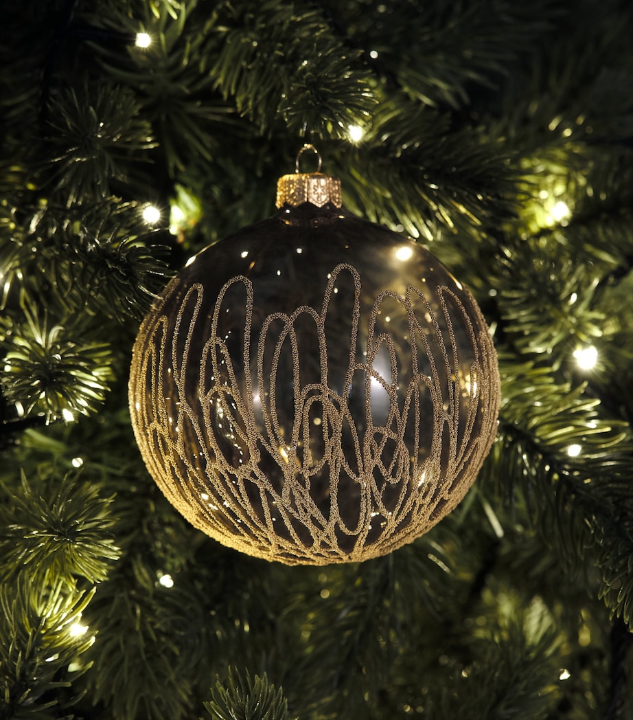 Harrods Rope-Detail Bauble Grpht Trnspnt Lcqr Image 3