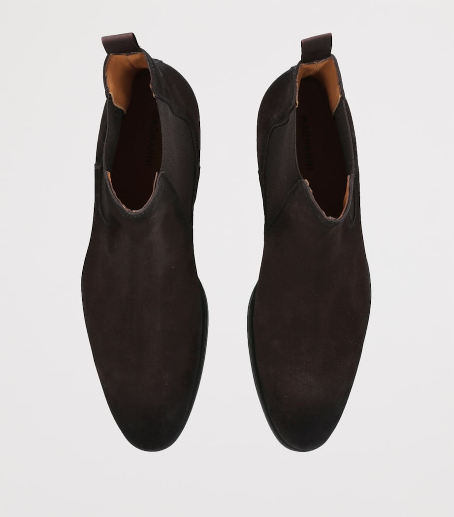 Suede Madison Chelsea Boots DARK BROWN Image 4