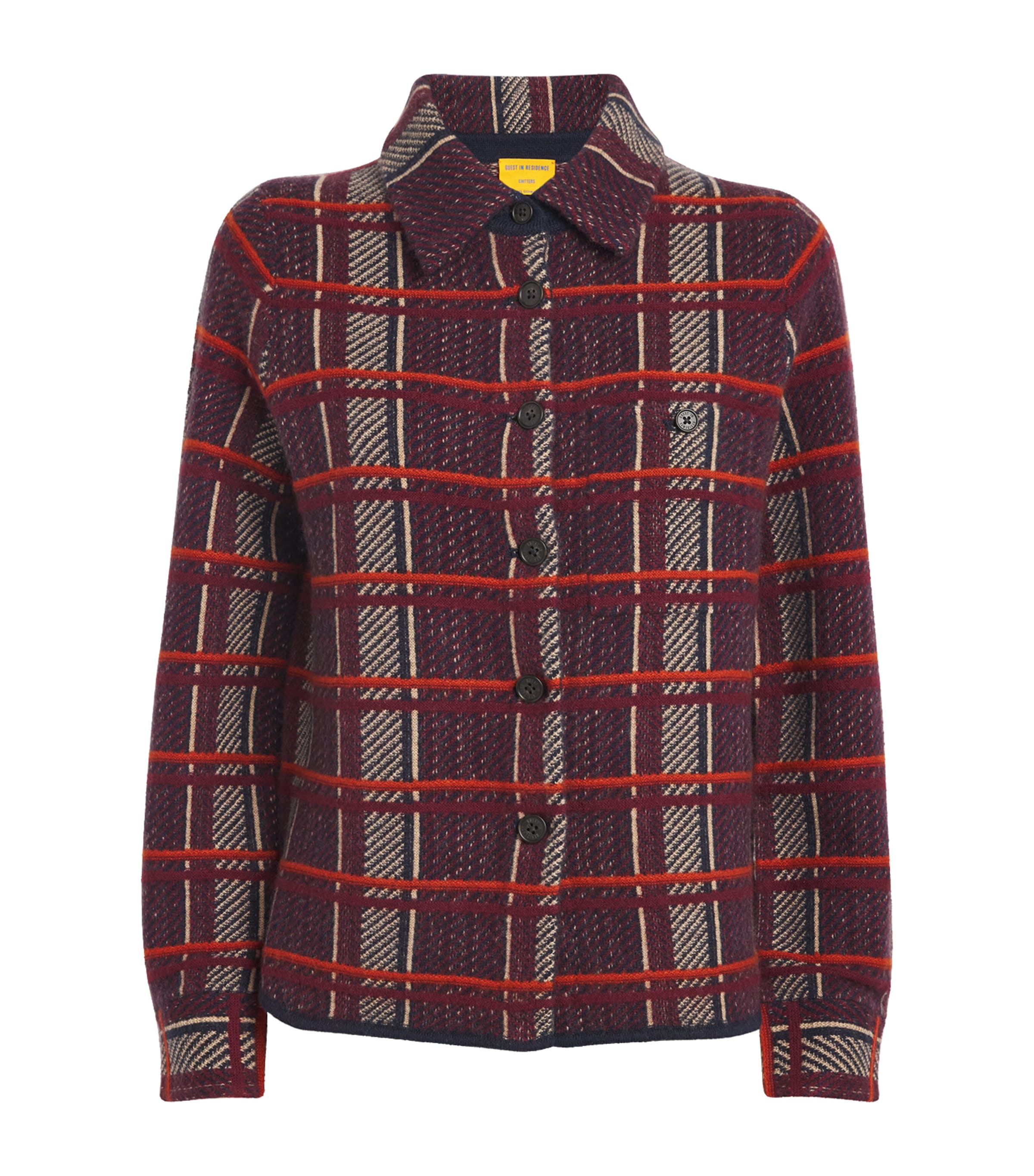 Guest In Residence Cashmere Dylan Shirt In Multi