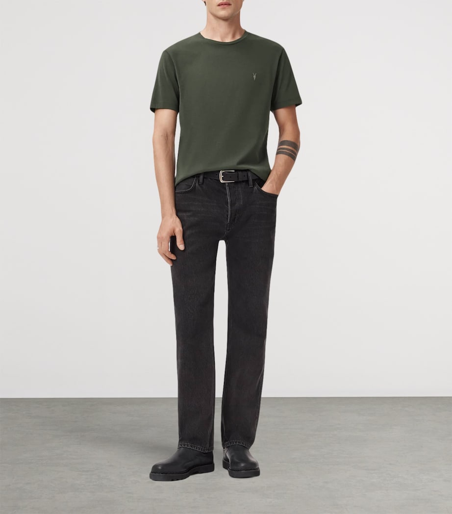 Cotton Brace T-Shirt DUFFEL GREEN Image 2