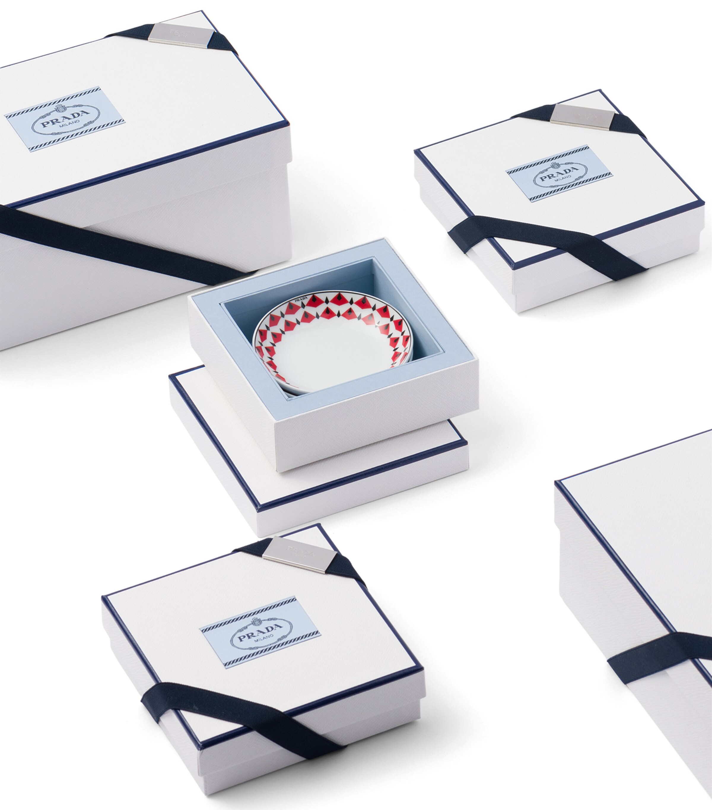 Set of 2 Porcelain Vienna Sauce Bowls (11cm) F0E5X Image 4