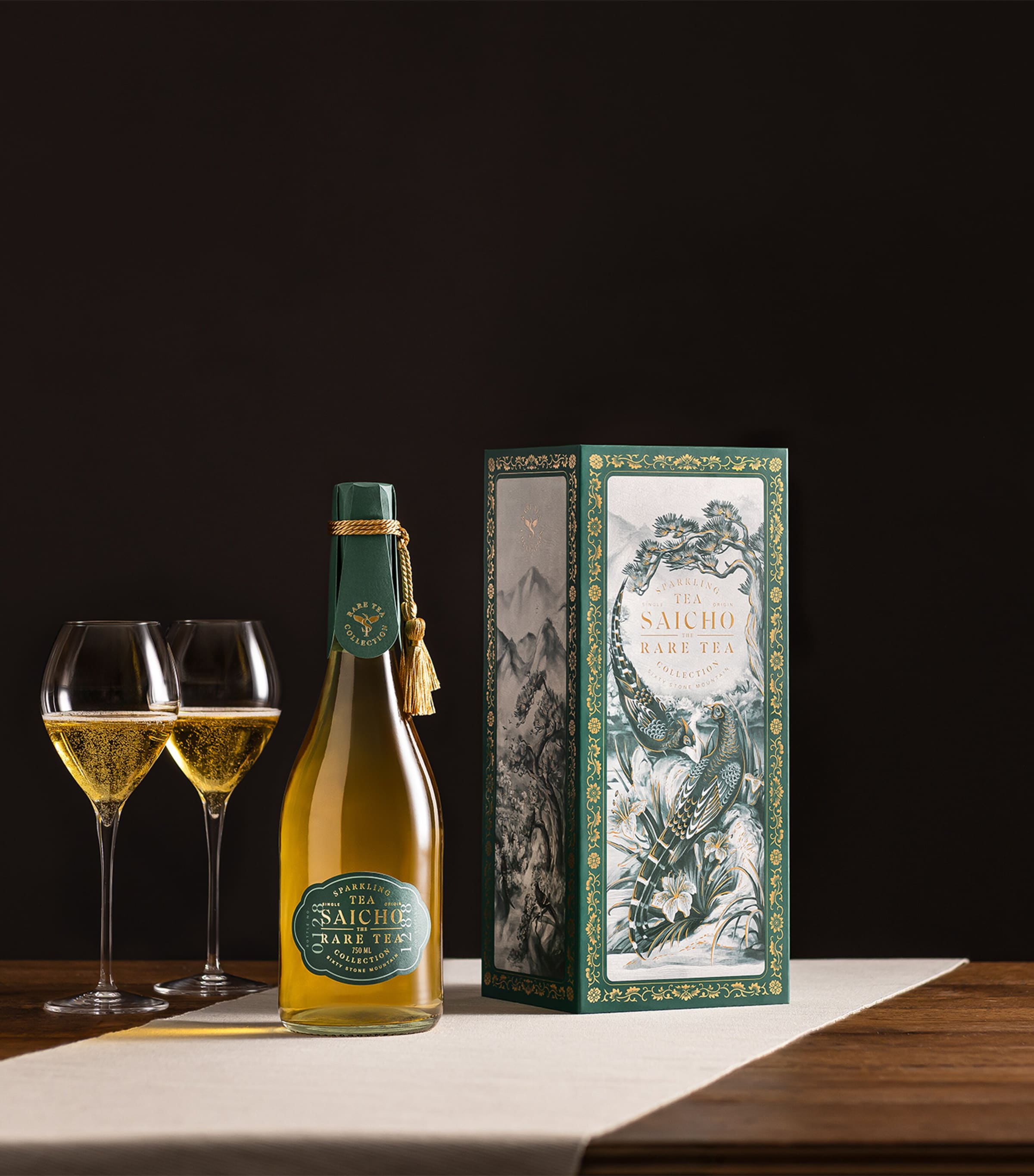 Sixty Stone Mountain Sparkling Tea (75cl) NO COLOUR Image 2