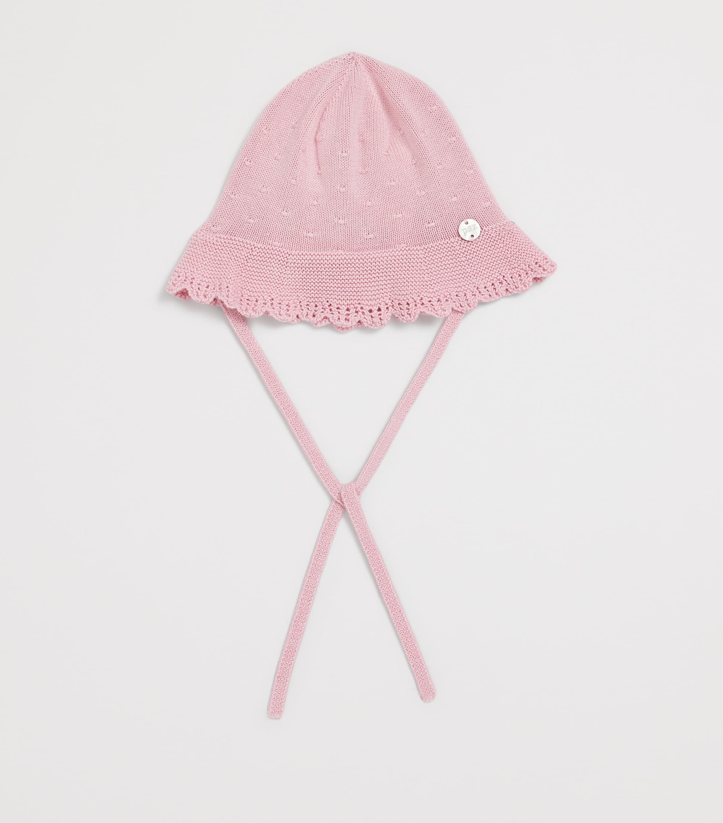 Cotton Knitted Hat 422 H82 DUNE PINK Image 2