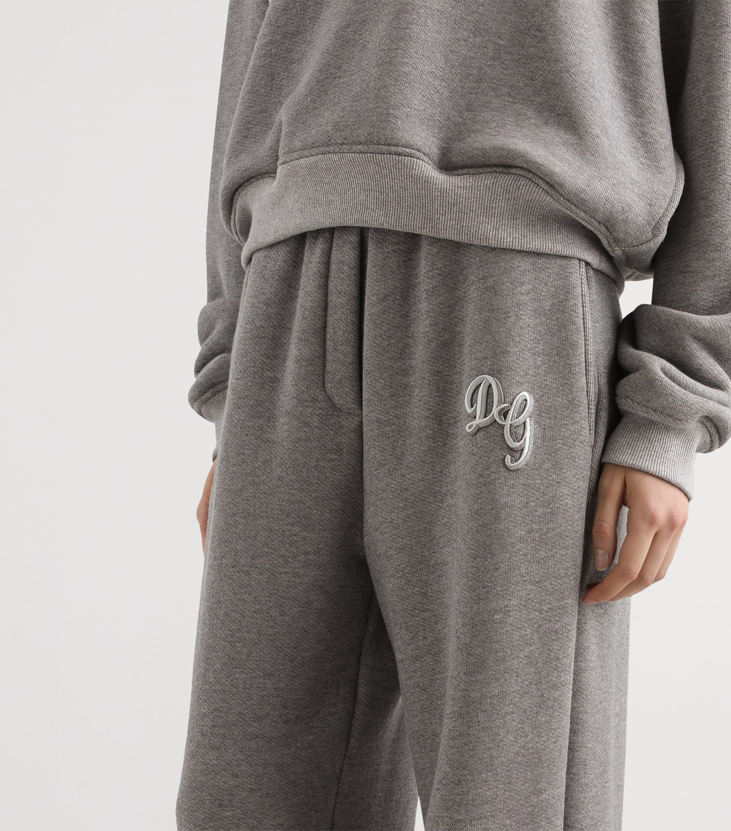 Dolce&Gabbana Womens Cotton-Blend Sweatpants Mela Image 4