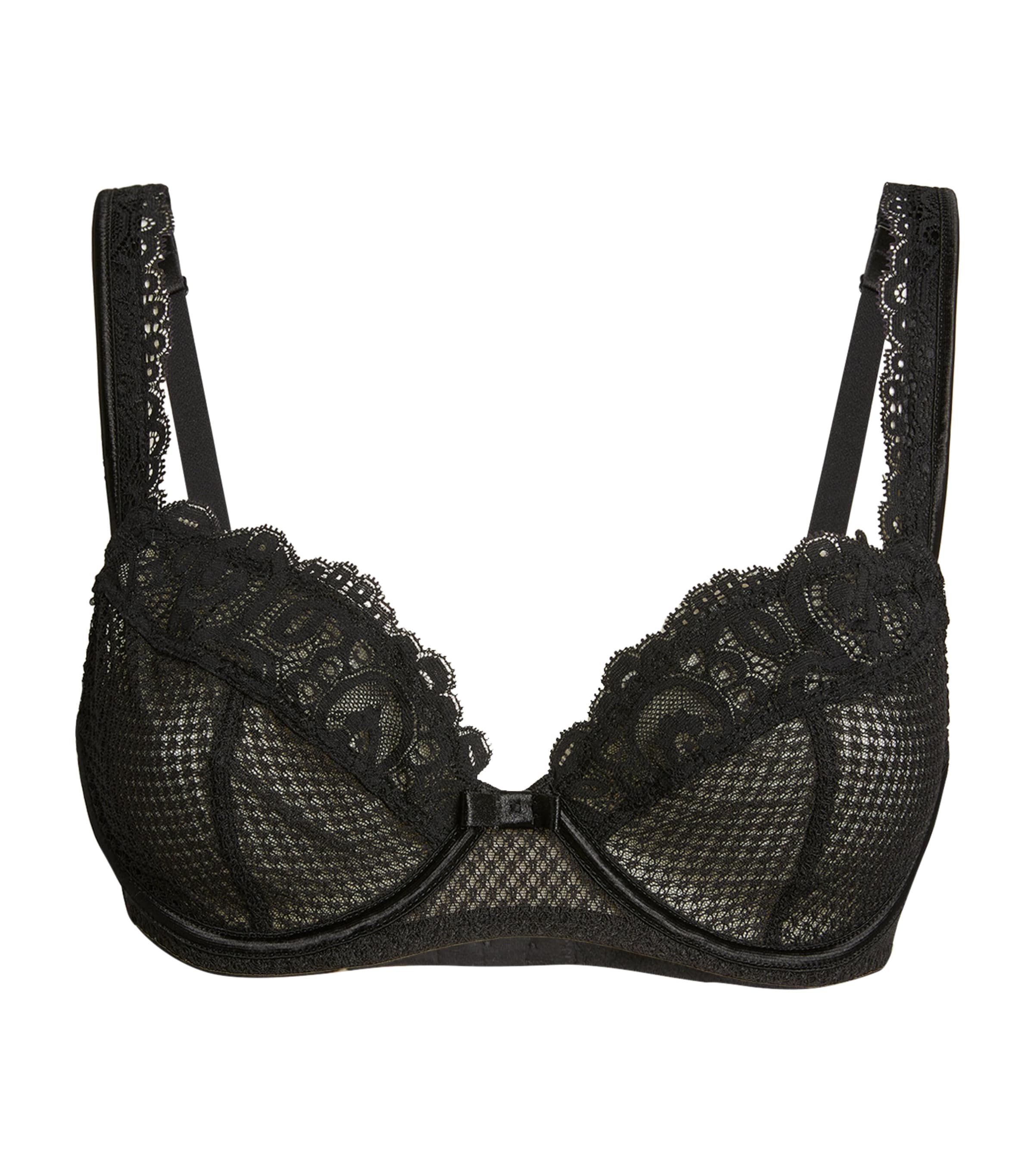 Maison Lejaby Balconette Bra In Black