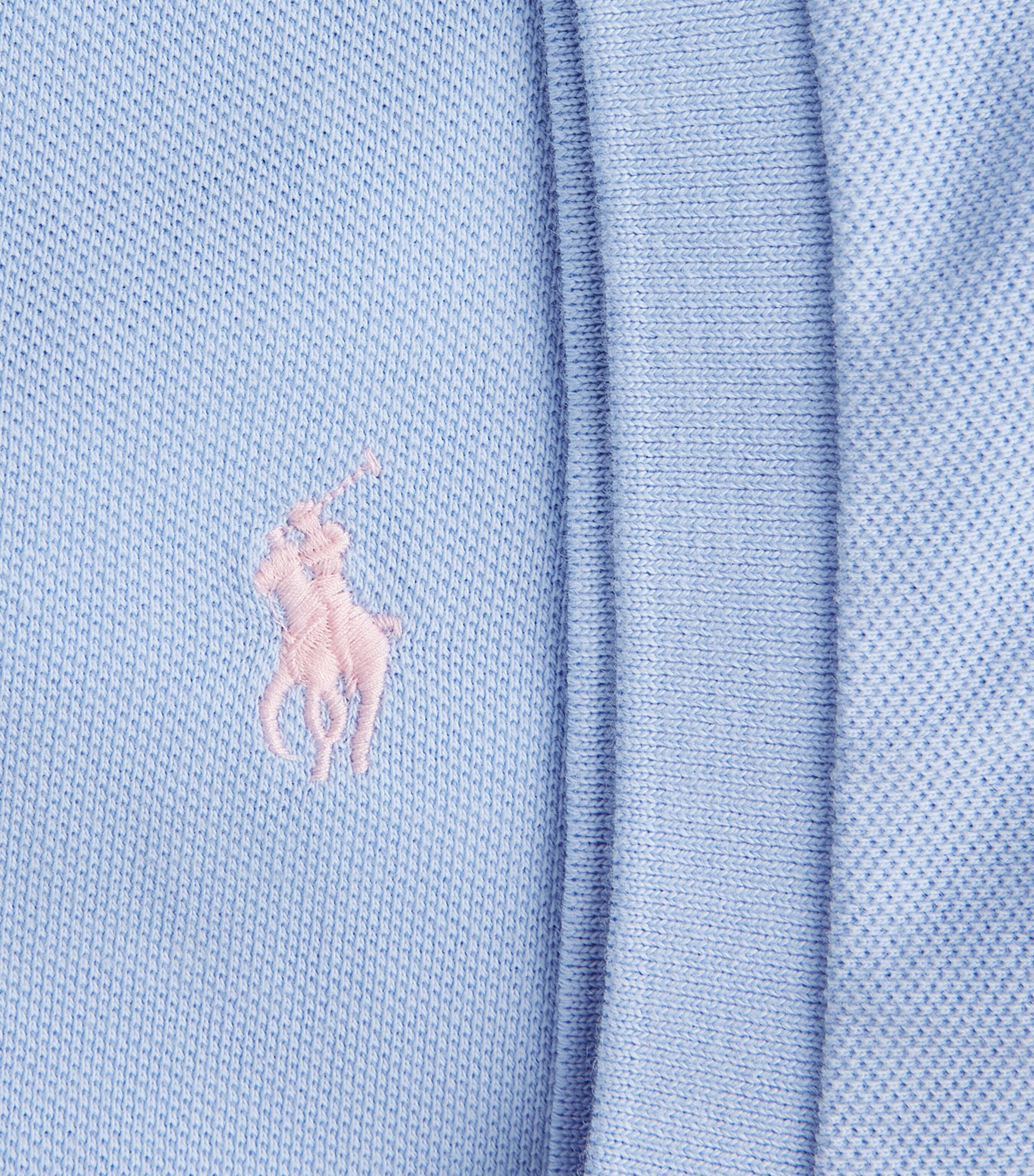 Polo Ralph Lauren Mens Cotton Mesh Custom-Fit Polo Shirt Pebble Image 6