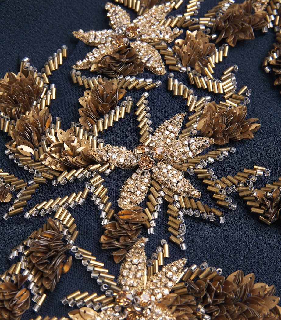 Embellished Orla Gown NAVY Image 5