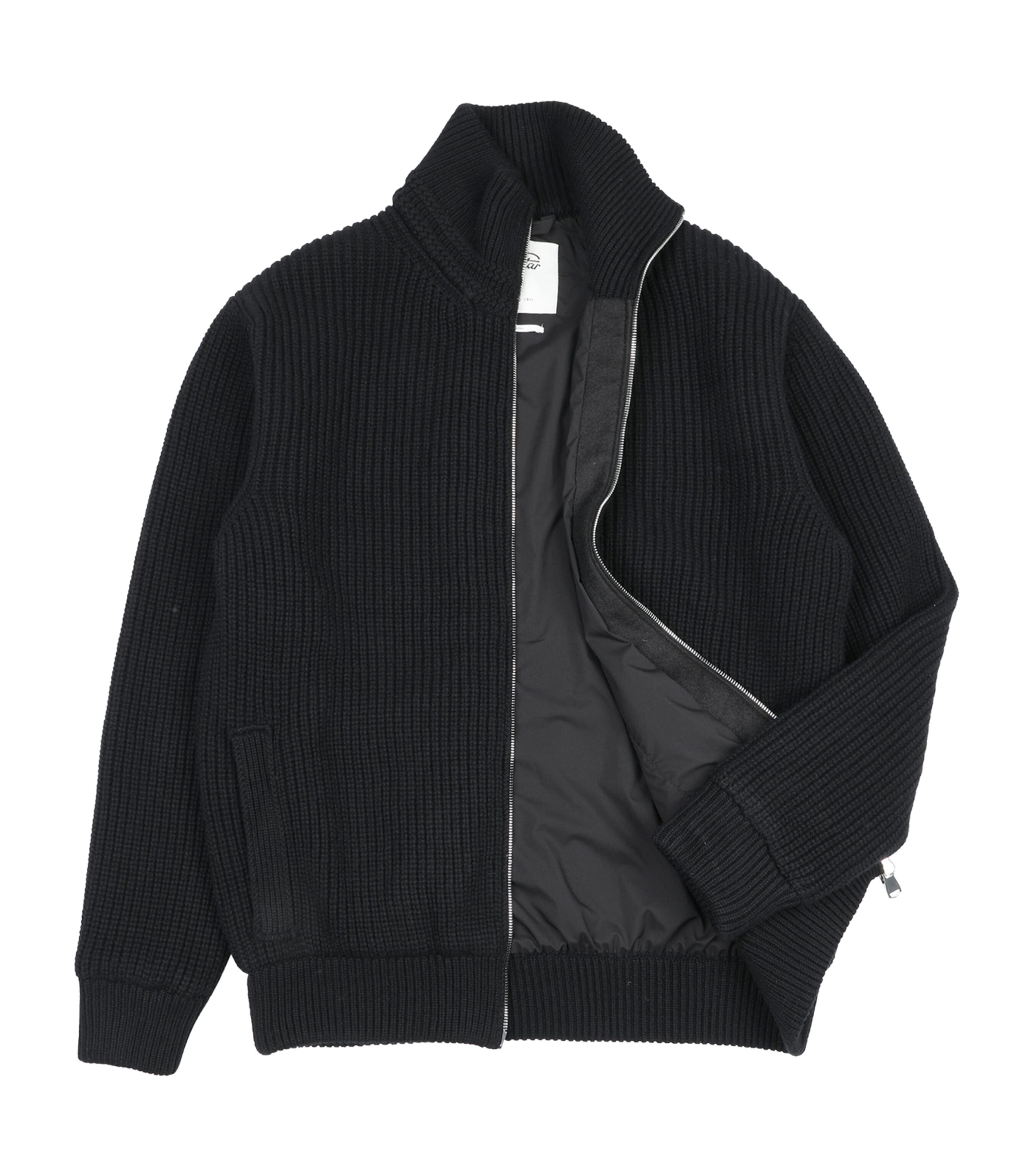 Valstar Cashmere Bomber Jacket In Black