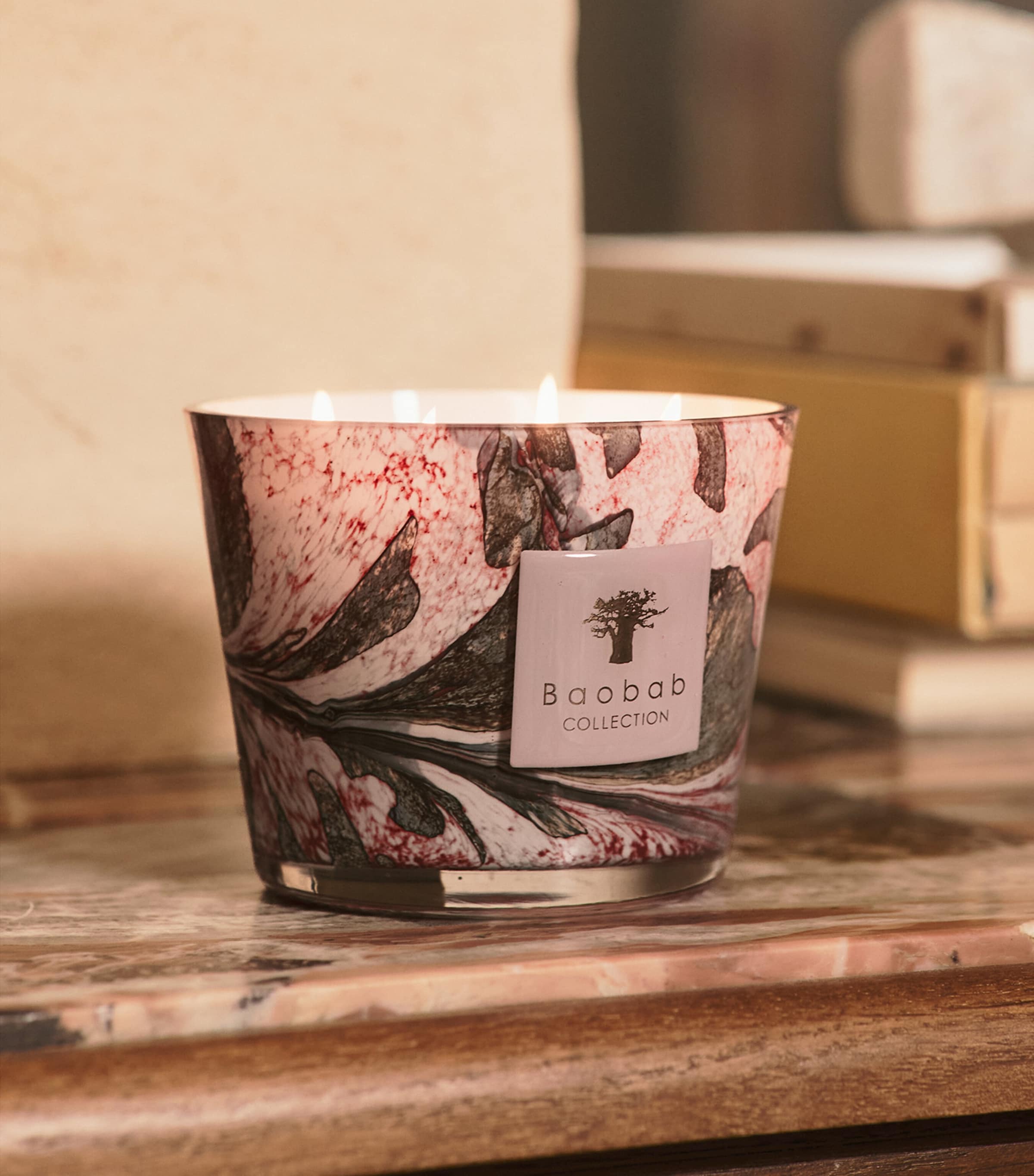 Baobab Collection Manon Scented Candle (190g) Red Image 3