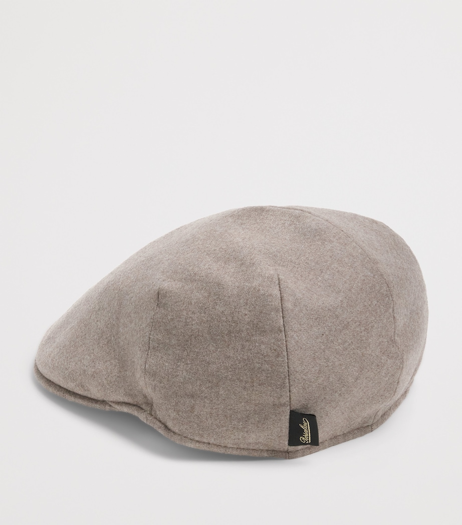 Wool-Cashmere Flat Cap 128B Image 3