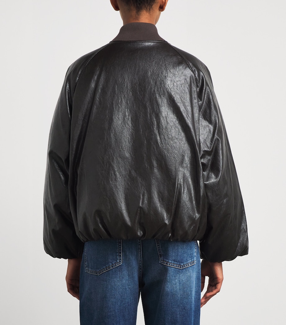 Down Bomber Jacket CHOCOLATE Image 4