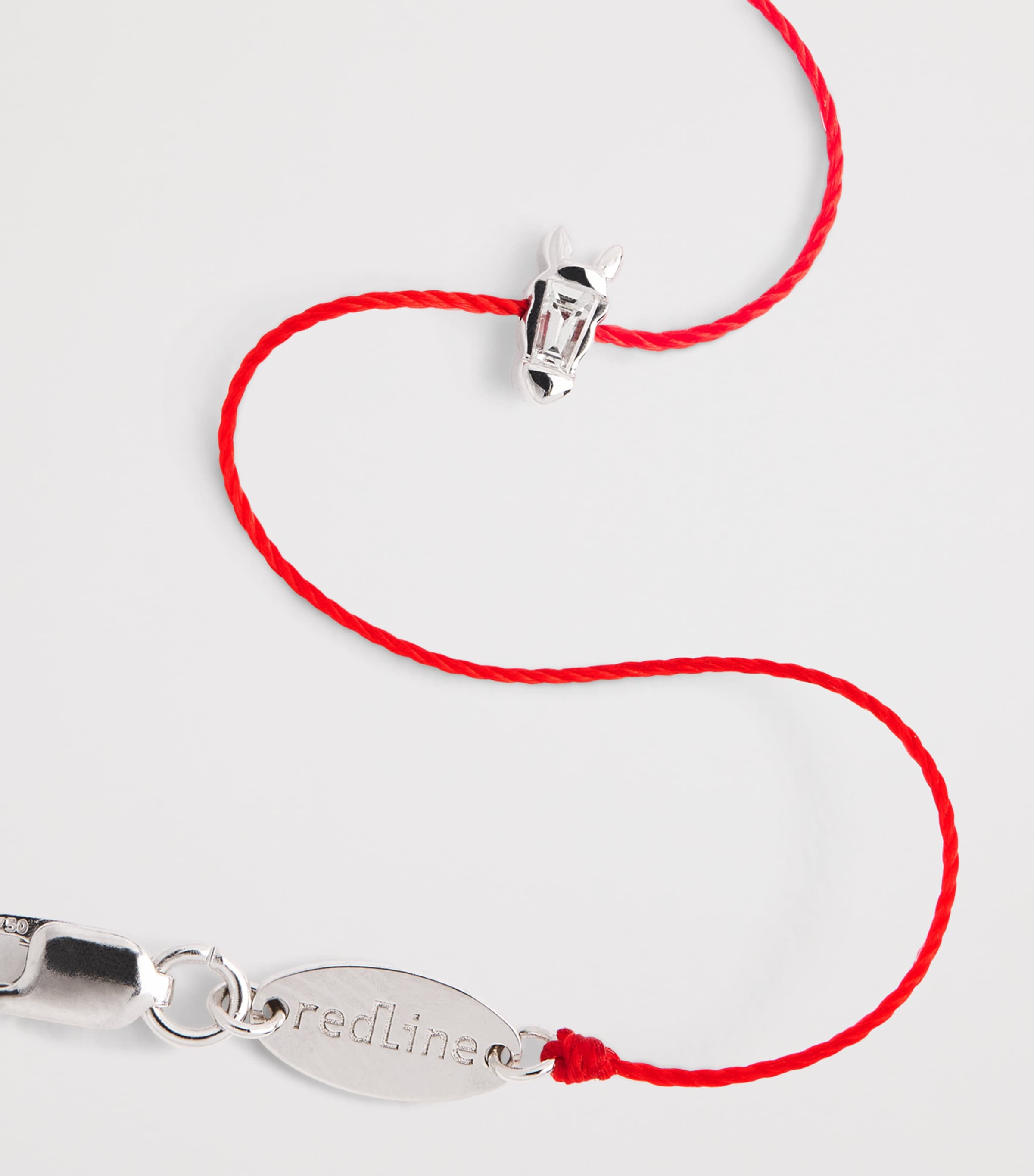 Redline White Gold and Diamond Chinese New Year Bracelet White Gold Image 4