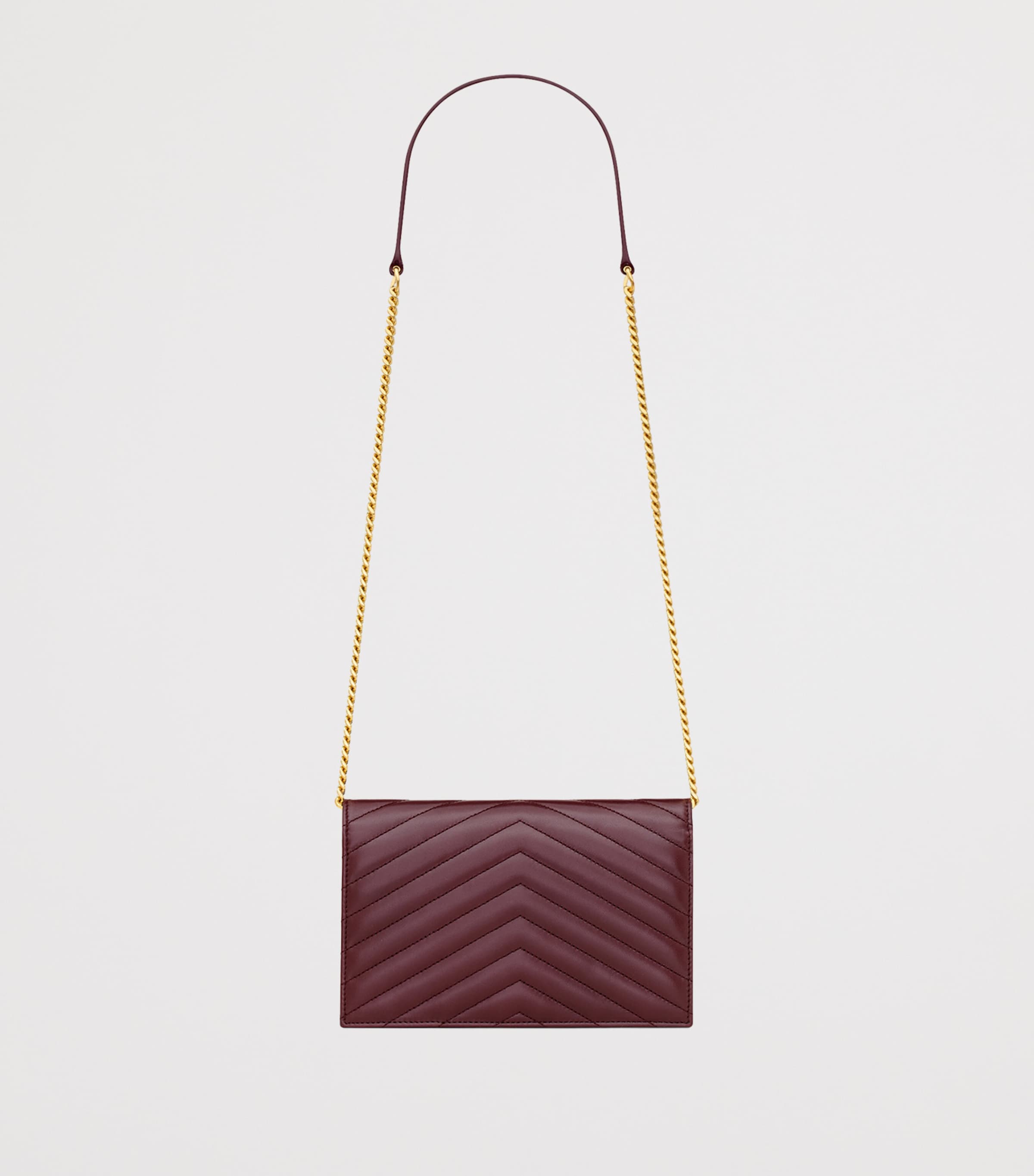 Leather Envelope Chain Wallet 6195 Image 2