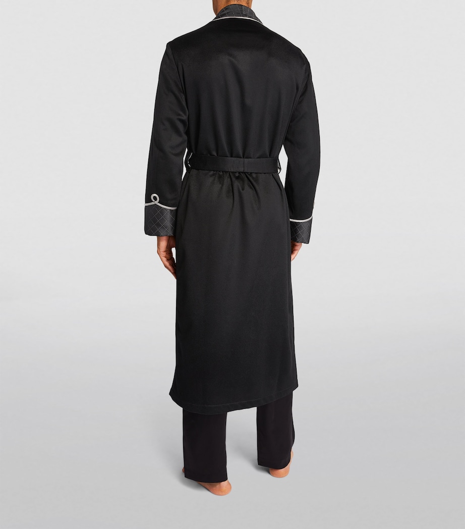 Cashmere-Silk Robe BLACK Image 3