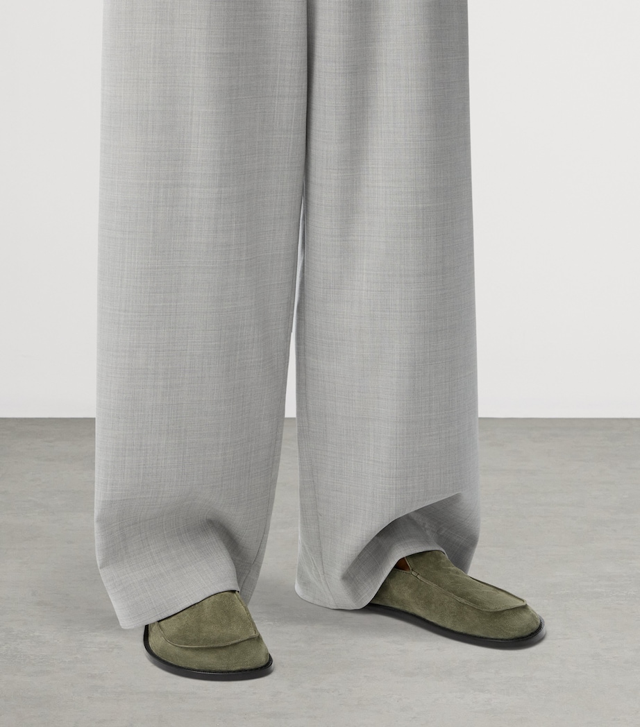 Suede Flex Loafers SAGE Image 2