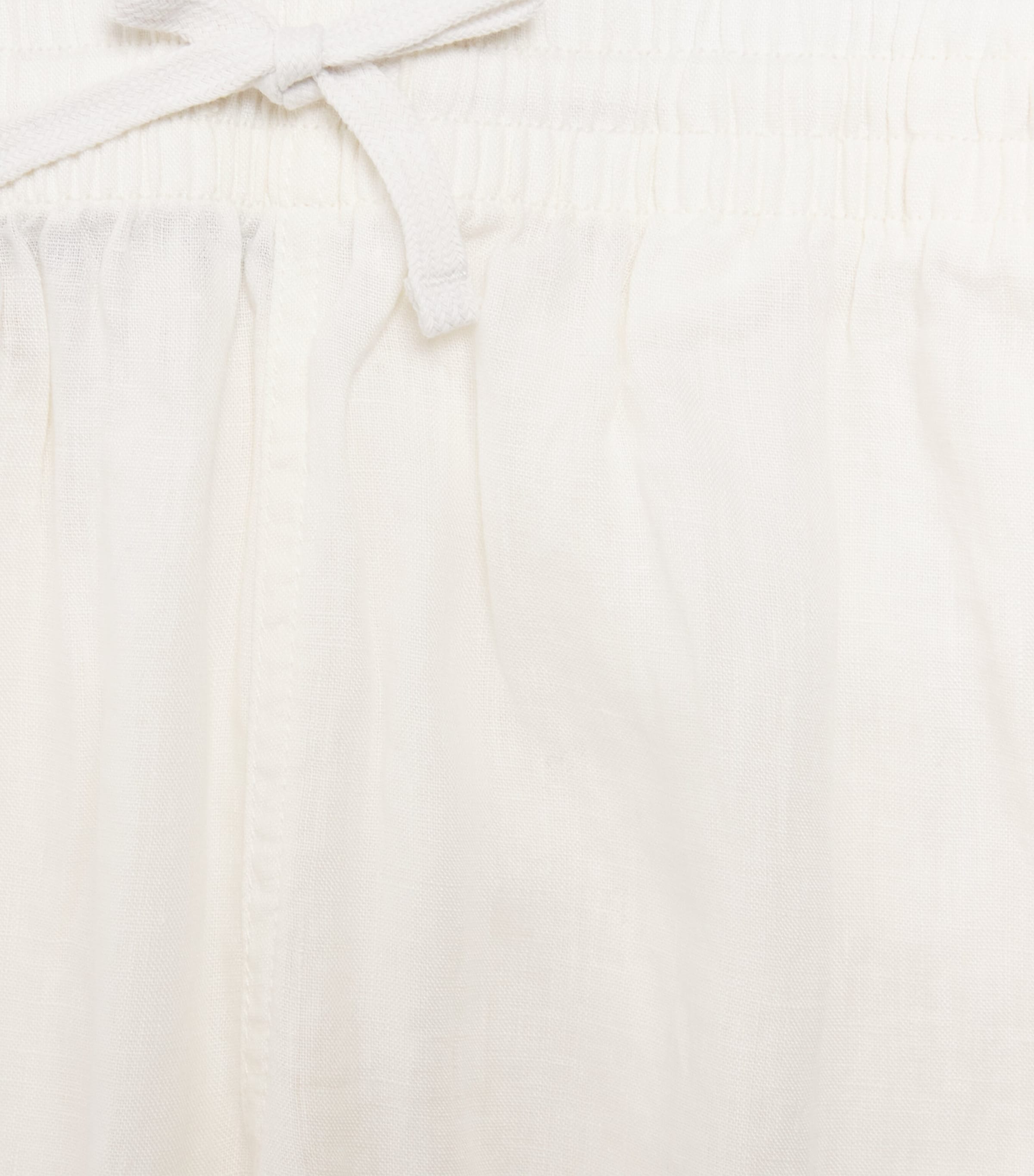 Ralph Lauren Kids Linen Drawstring Trousers (8-16 Years) White Image 3