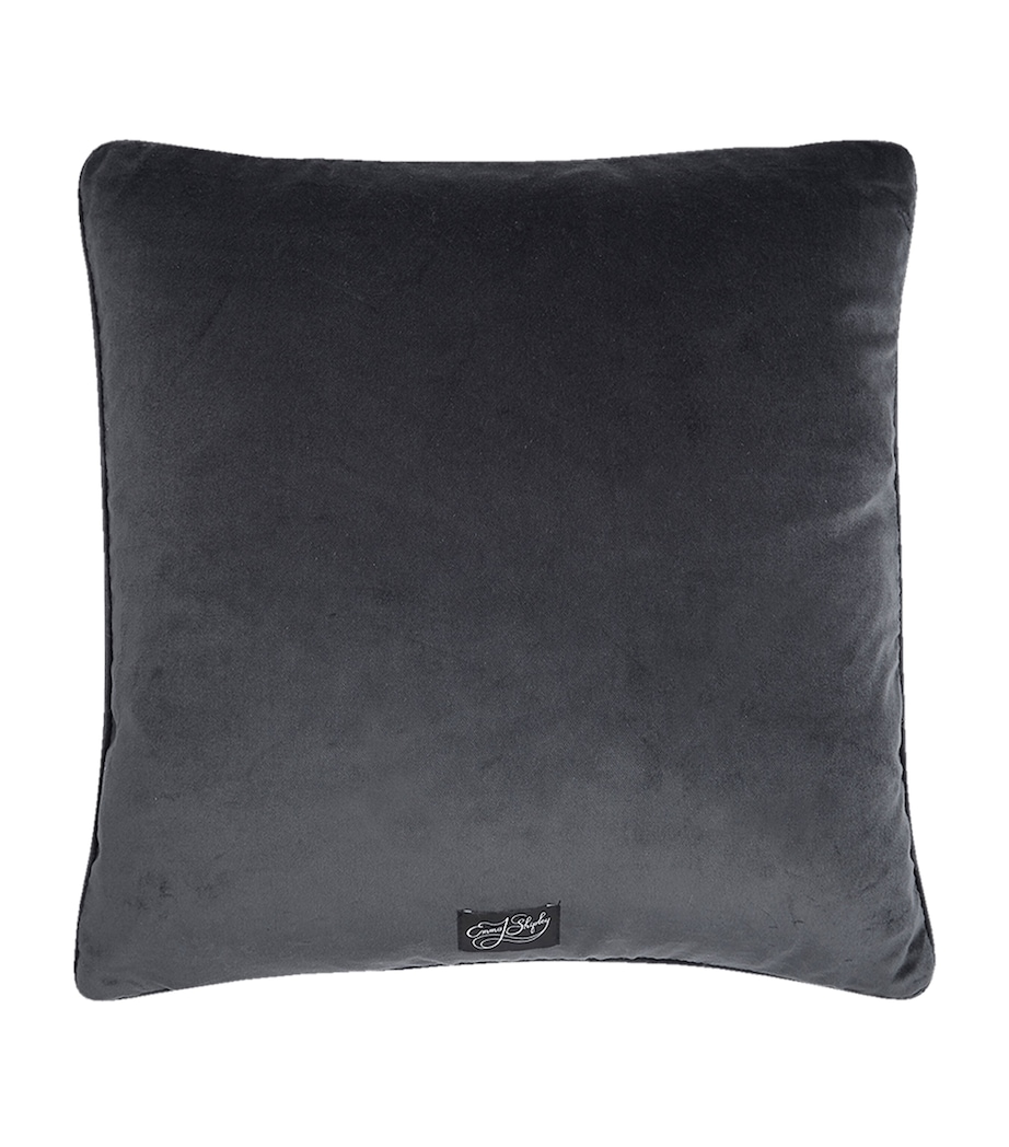 Silk-Cotton Zambezi Cushion (45cm x 45cm) RED Image 2