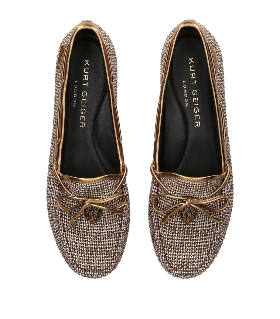 Houndstooth Eagle Moccasins BEIGE Image 4