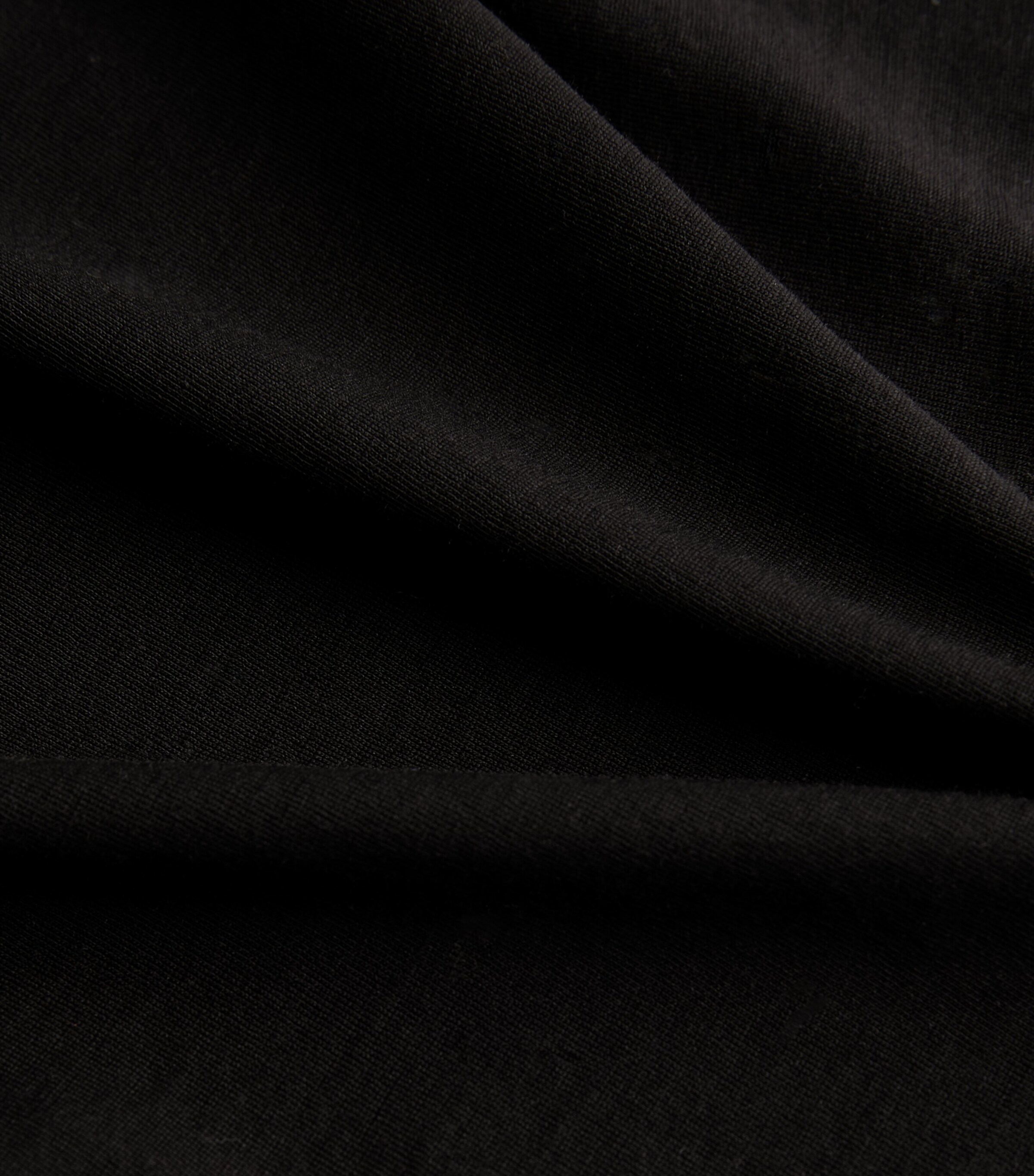 Pima Cotton Essential T-Shirt BLACK-001BLK Image 5