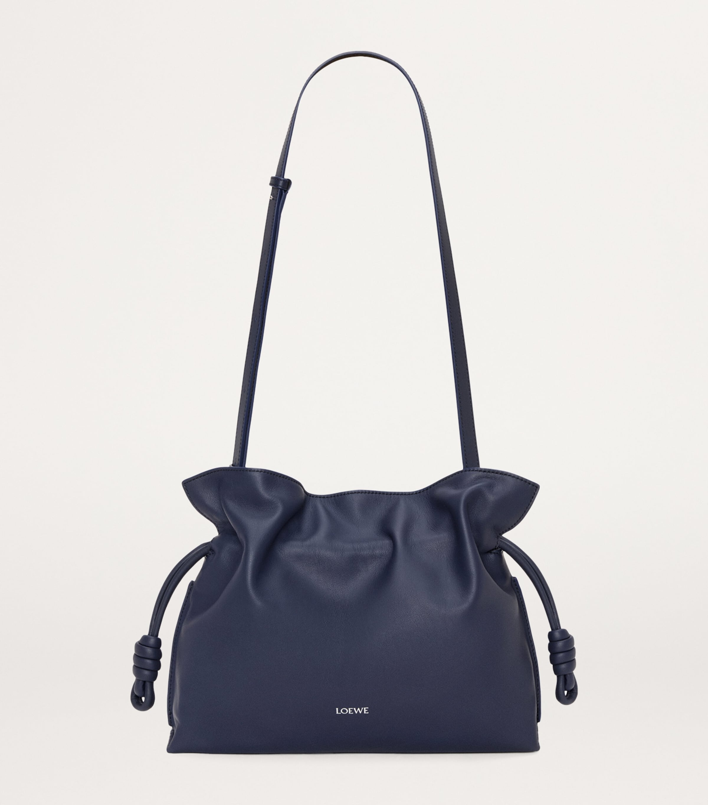 LOEWE Leather Flamenco Purse Abyss Blue Image 4