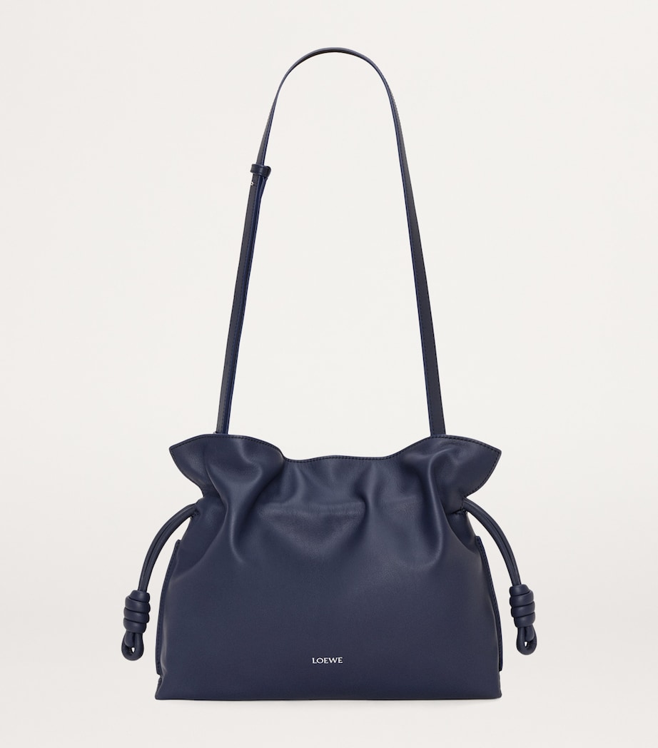 LOEWE Leather Flamenco Purse Abyss Blue Image 4