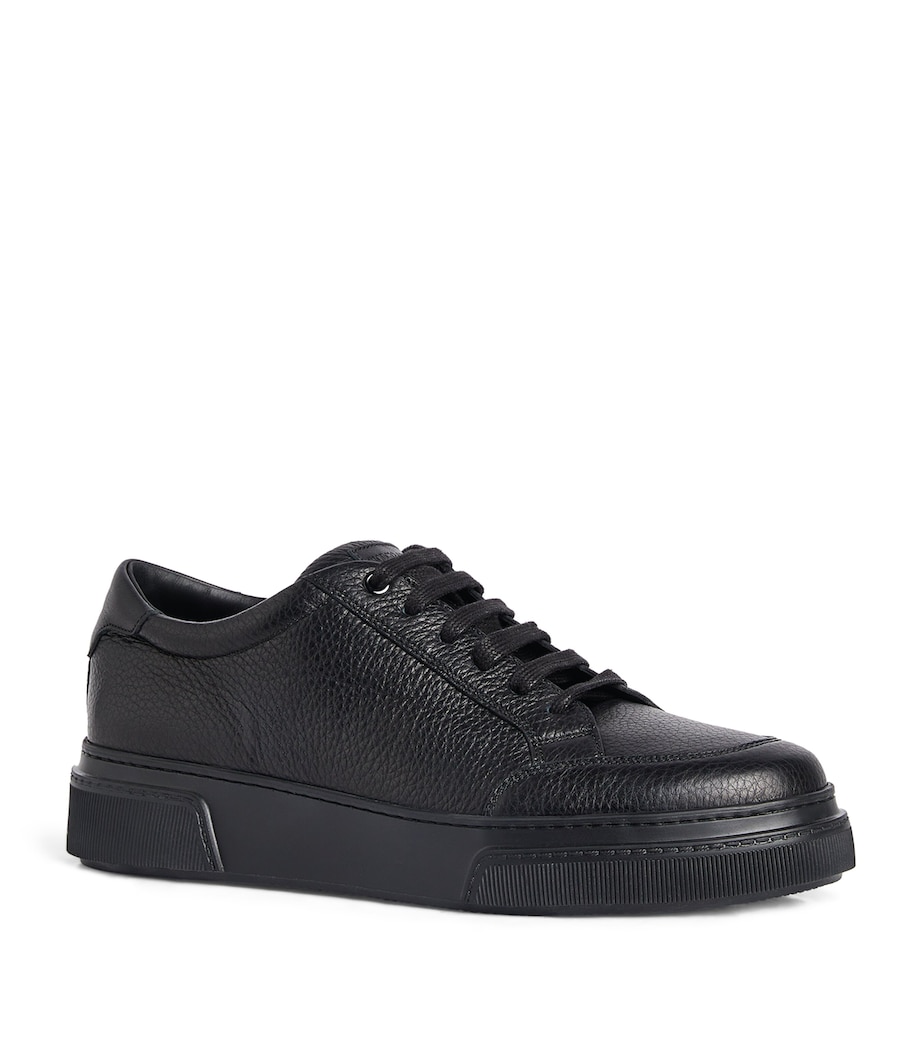Leather Low-Top Sneakers K001 Image 4