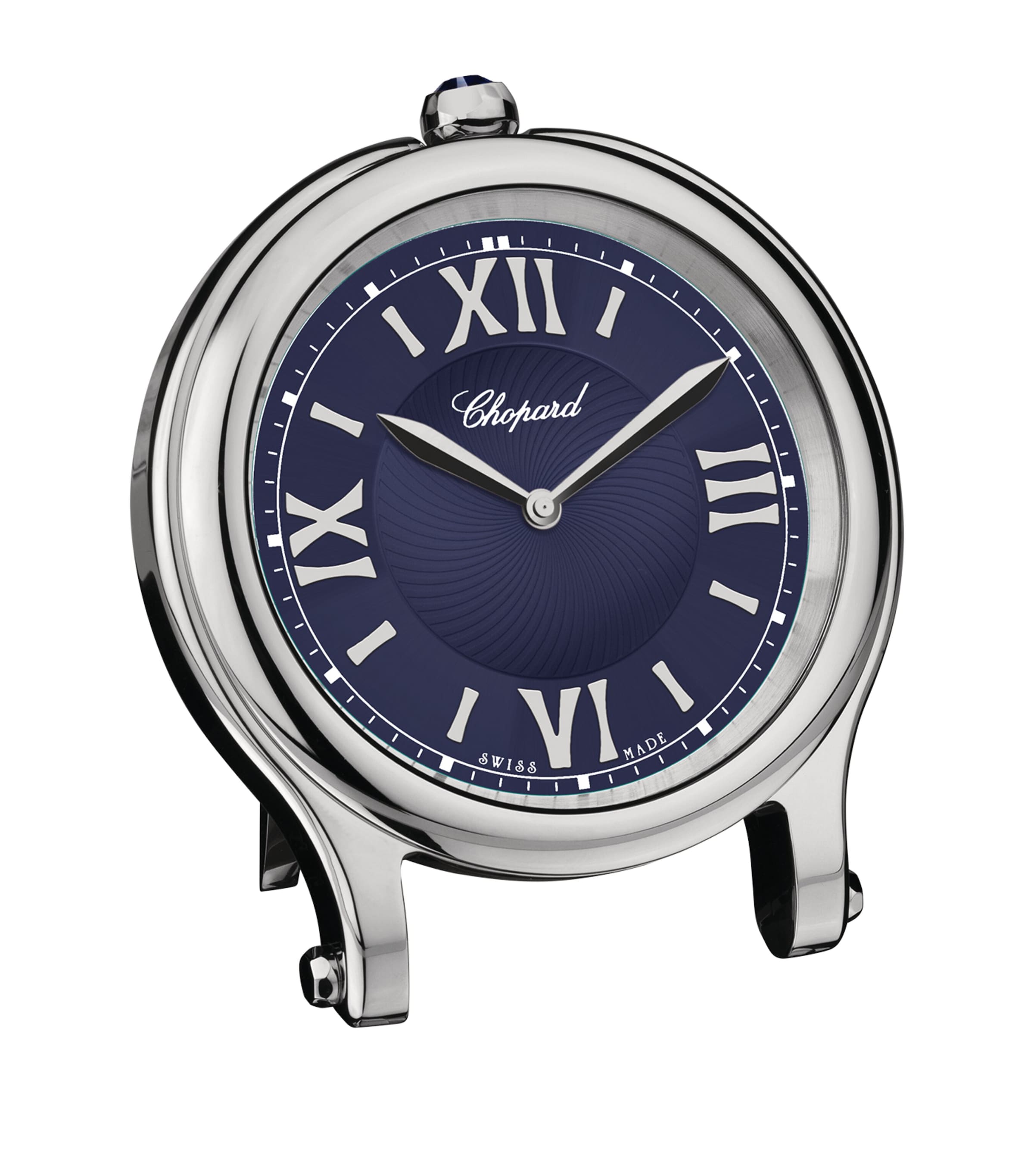 CHOPARD STAINLESS STEEL HAPPY SPORT TABLE CLOCK 