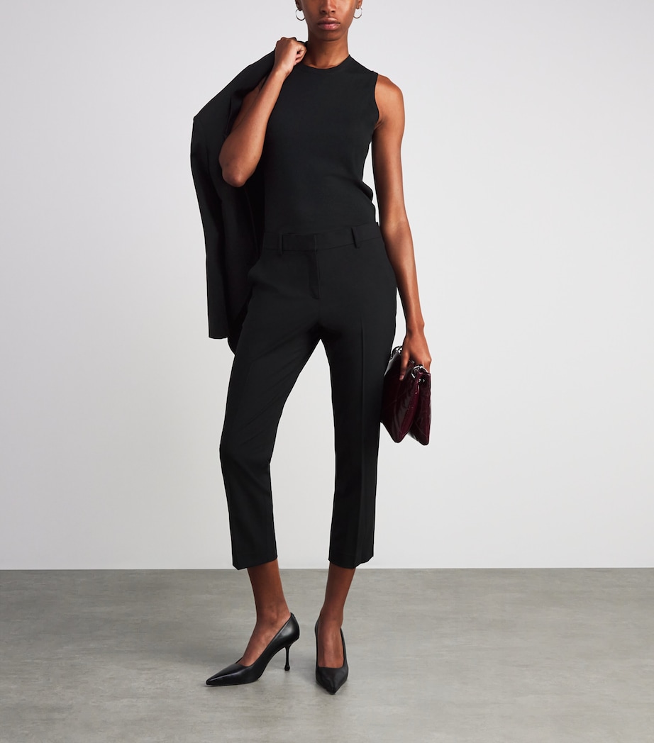 Regal Wool Sweater Vest 001 BLACK Image 2