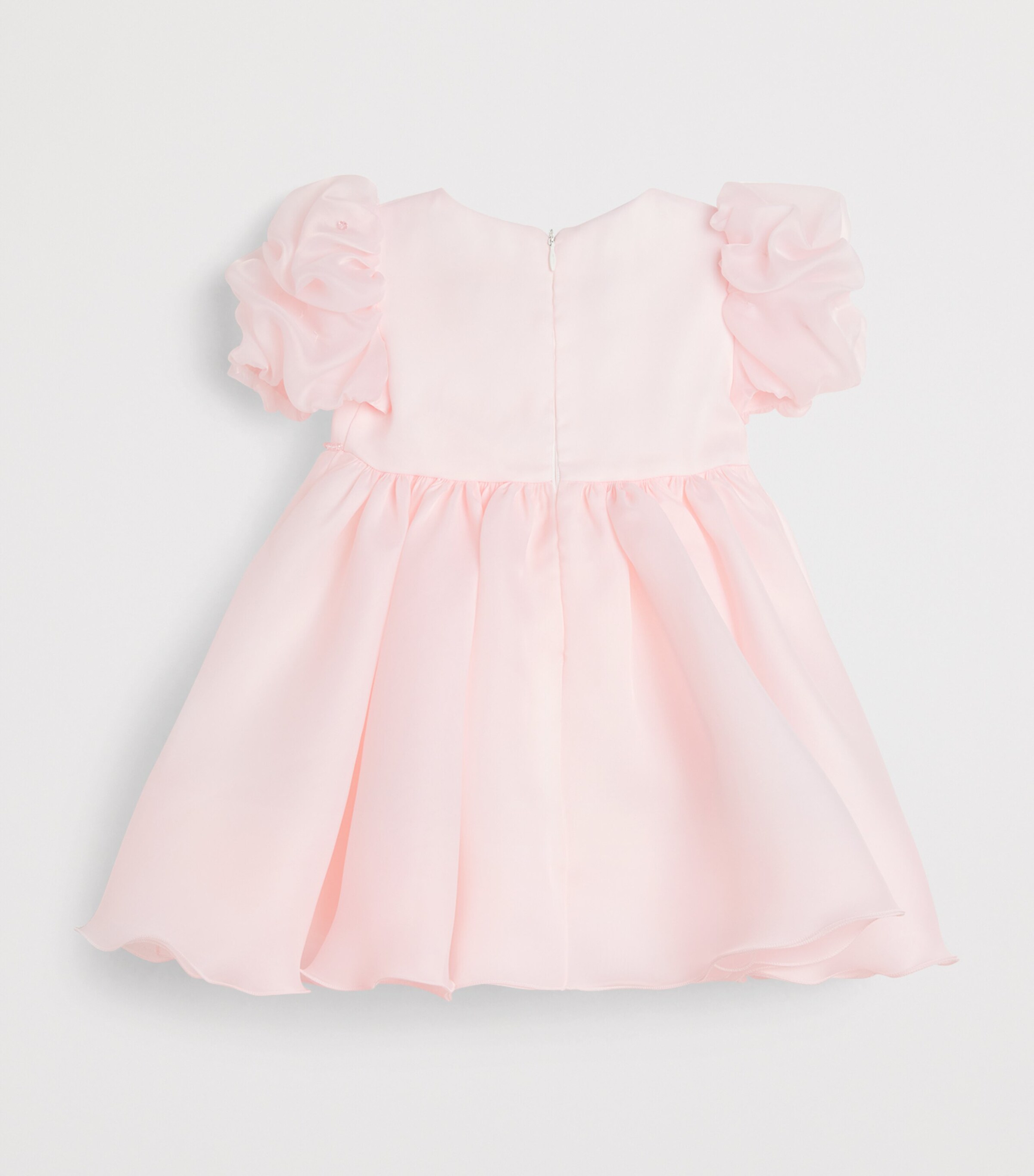 Bimbalo Ruffle-Sleeve Dress (1-24 Months) Rosa Image 2