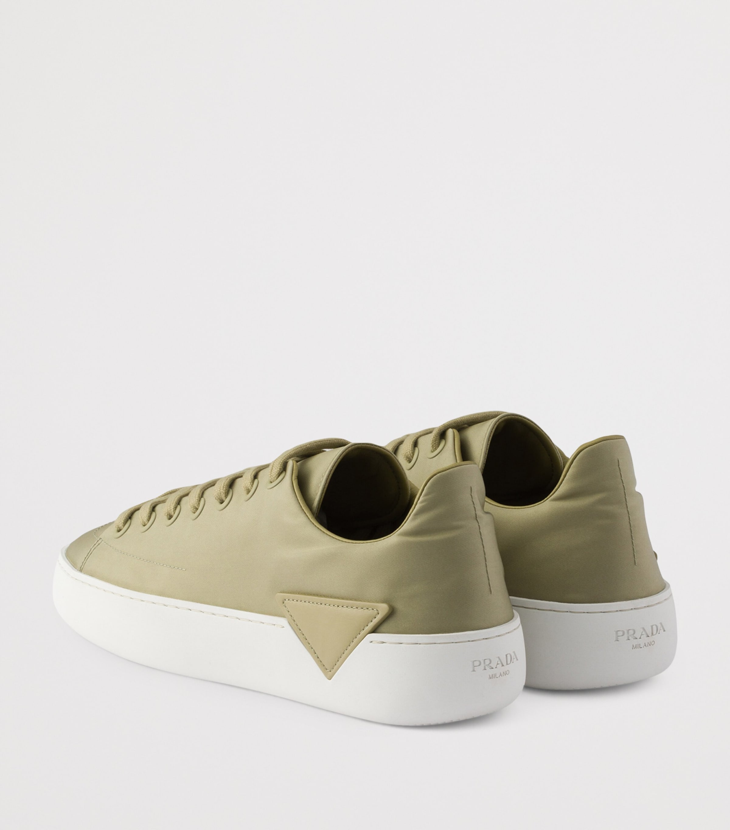 Prada Re-Nylon Court Sneakers Green Image 4