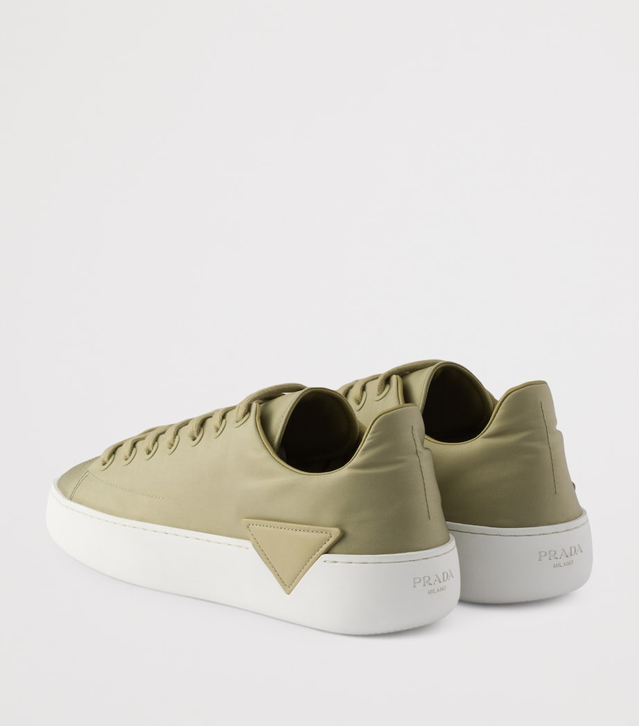 Prada Re-Nylon Court Sneakers Green Image 4