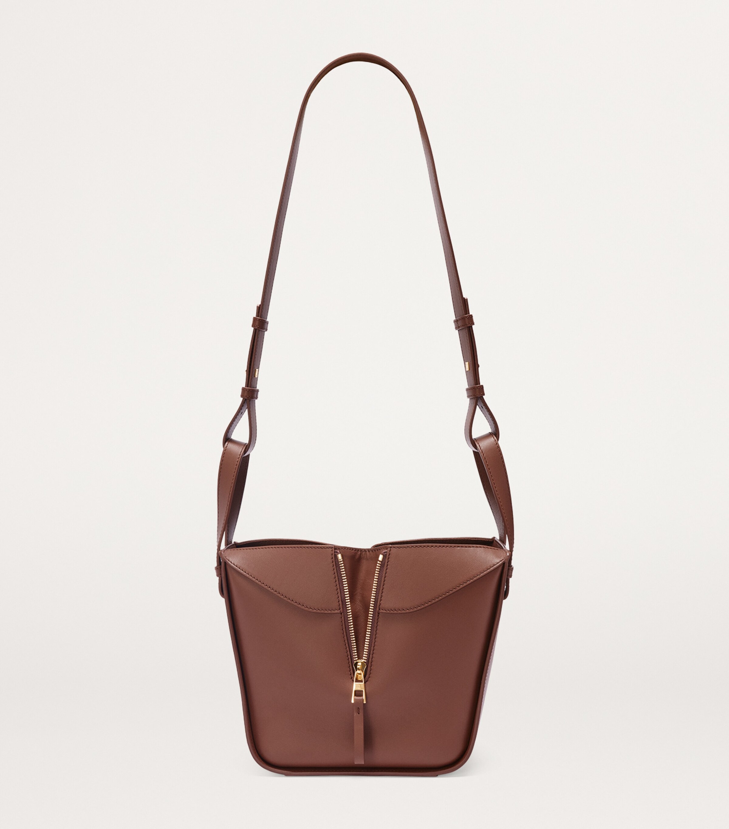 LOEWE Brown x Suna Fujita Leather Hammock Top-Handle Bag | Harrods UK