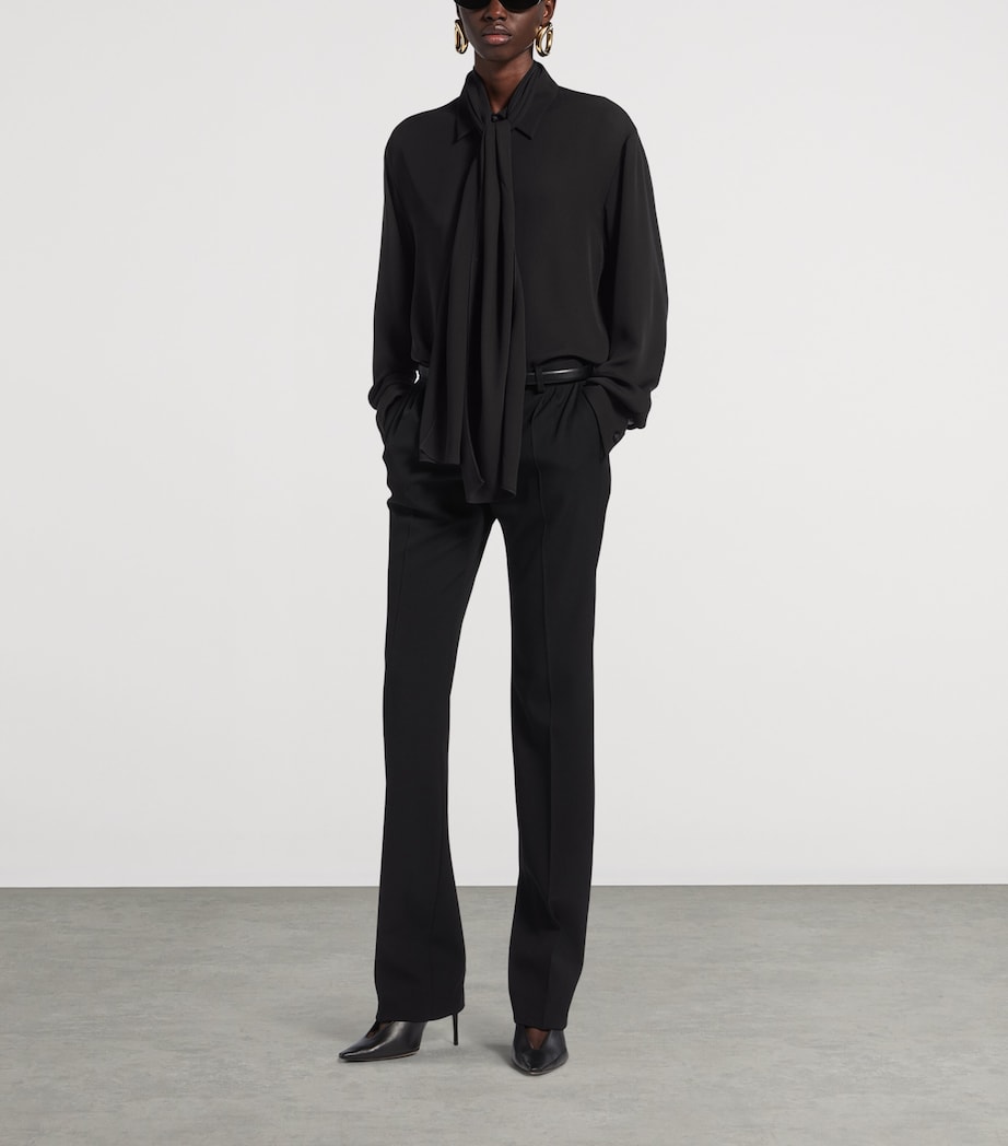 Balenciaga Womens Silk Scarf Shirt Image 2
