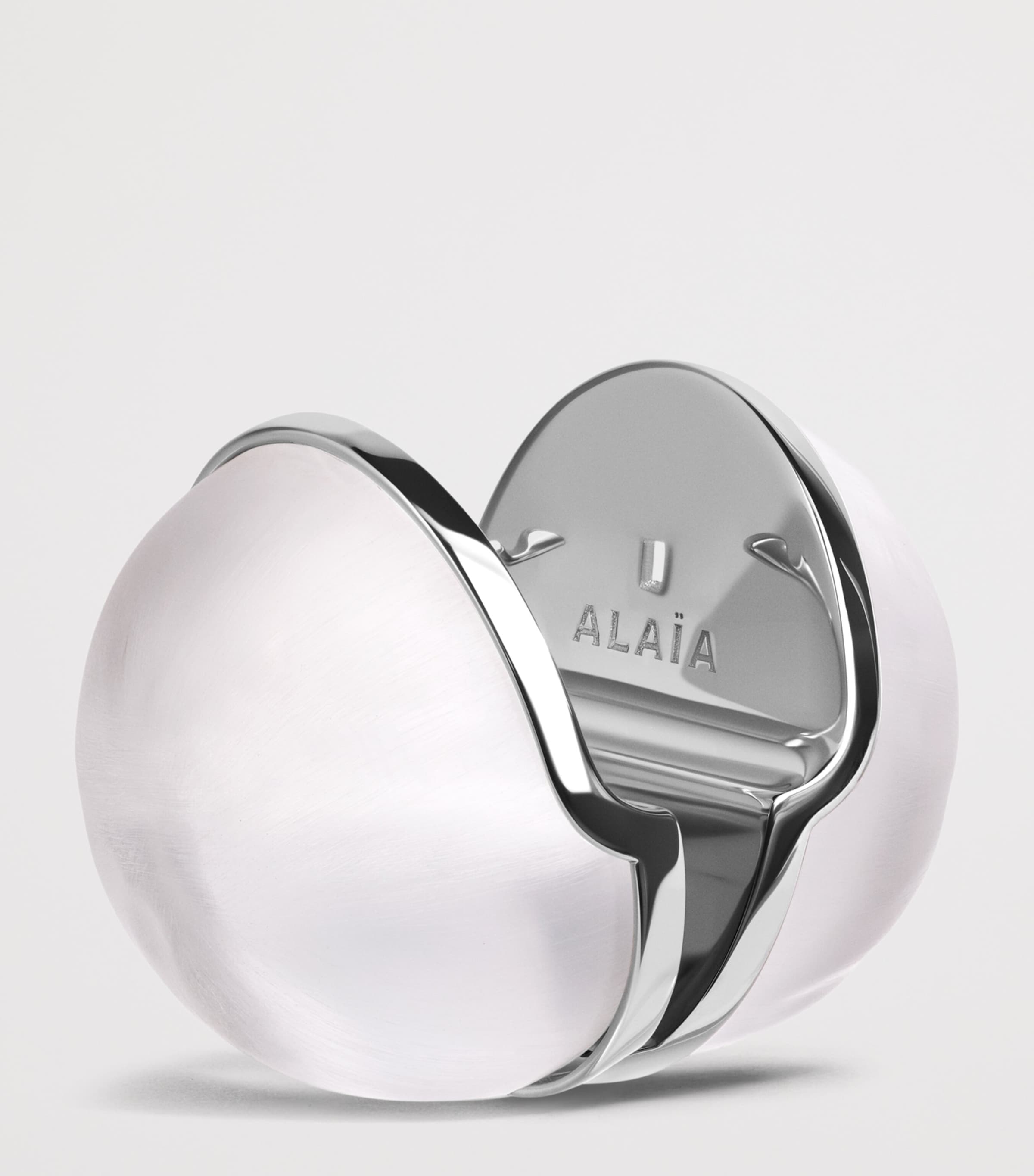 Alaïa Glass Sphere Earrings Noir Image 3