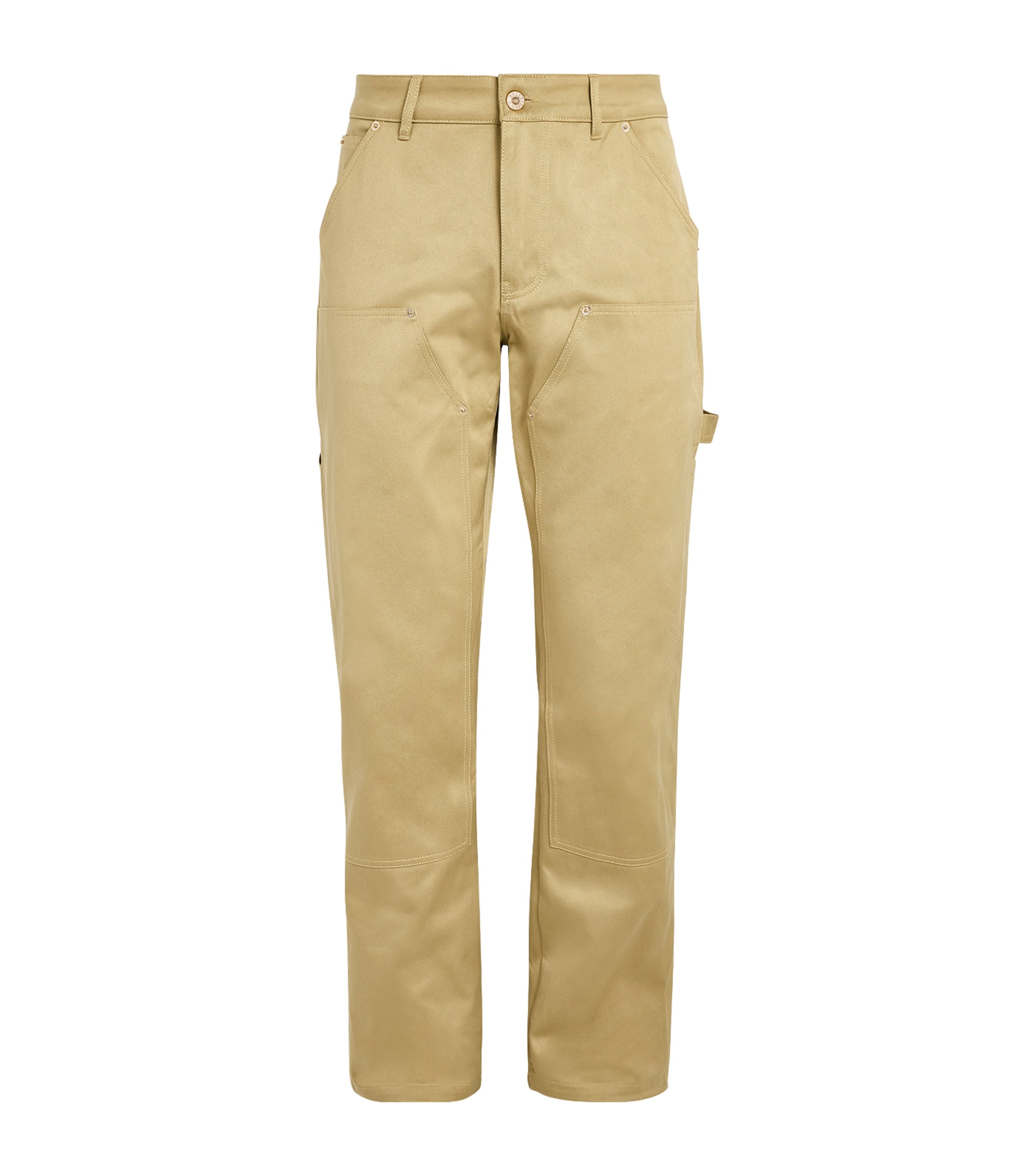Wales Bonner Beige Cotton Utility Kingston Trousers | Harrods US
