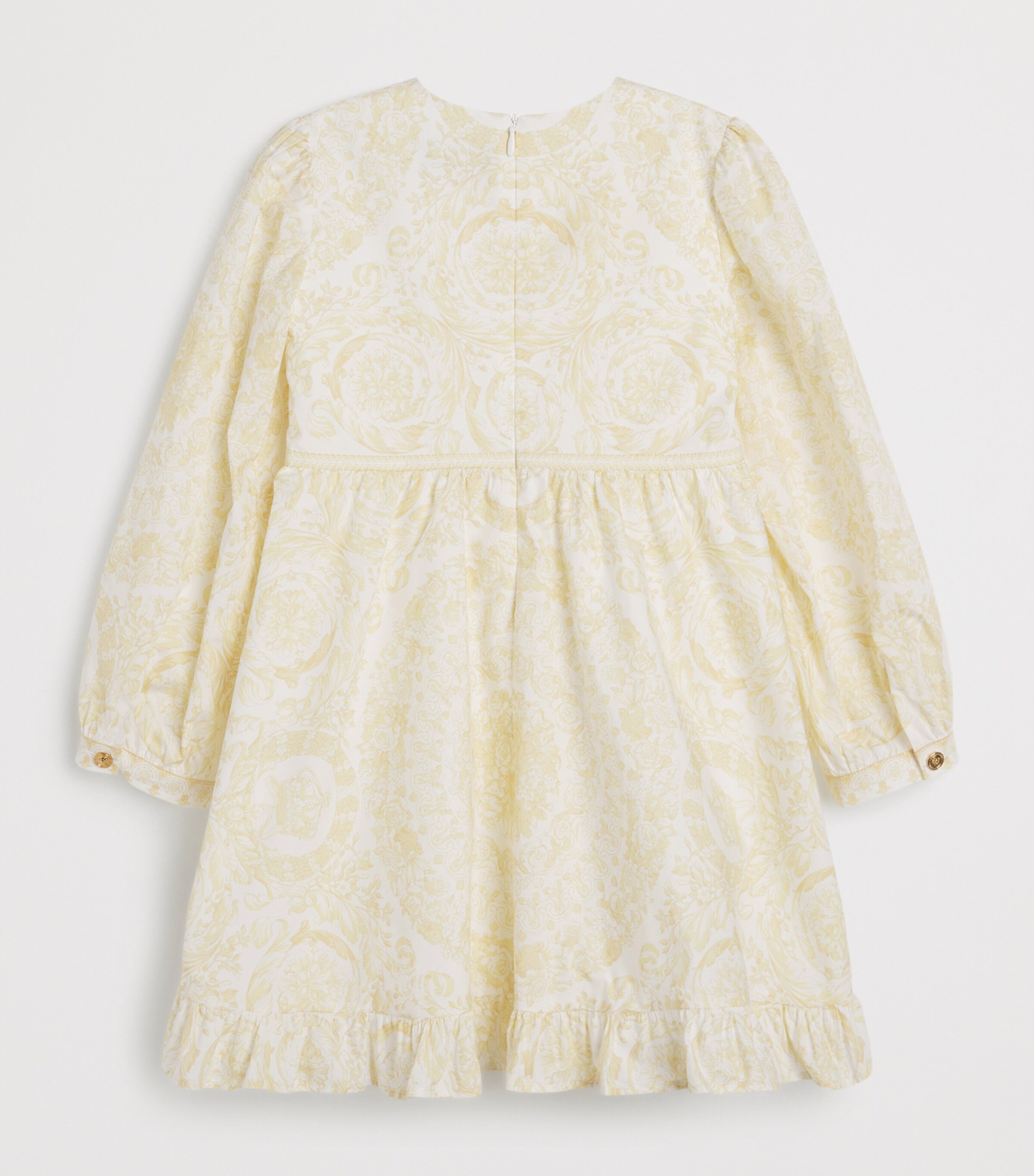 Cotton Poplin Barocco Dress (12 Months - 5 Years) 5Y570 WSHED OUT GOLD Image 2