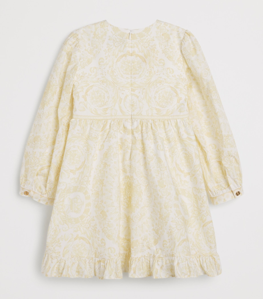 Cotton Poplin Barocco Dress (12 Months - 5 Years) 5Y570 WSHED OUT GOLD Image 2