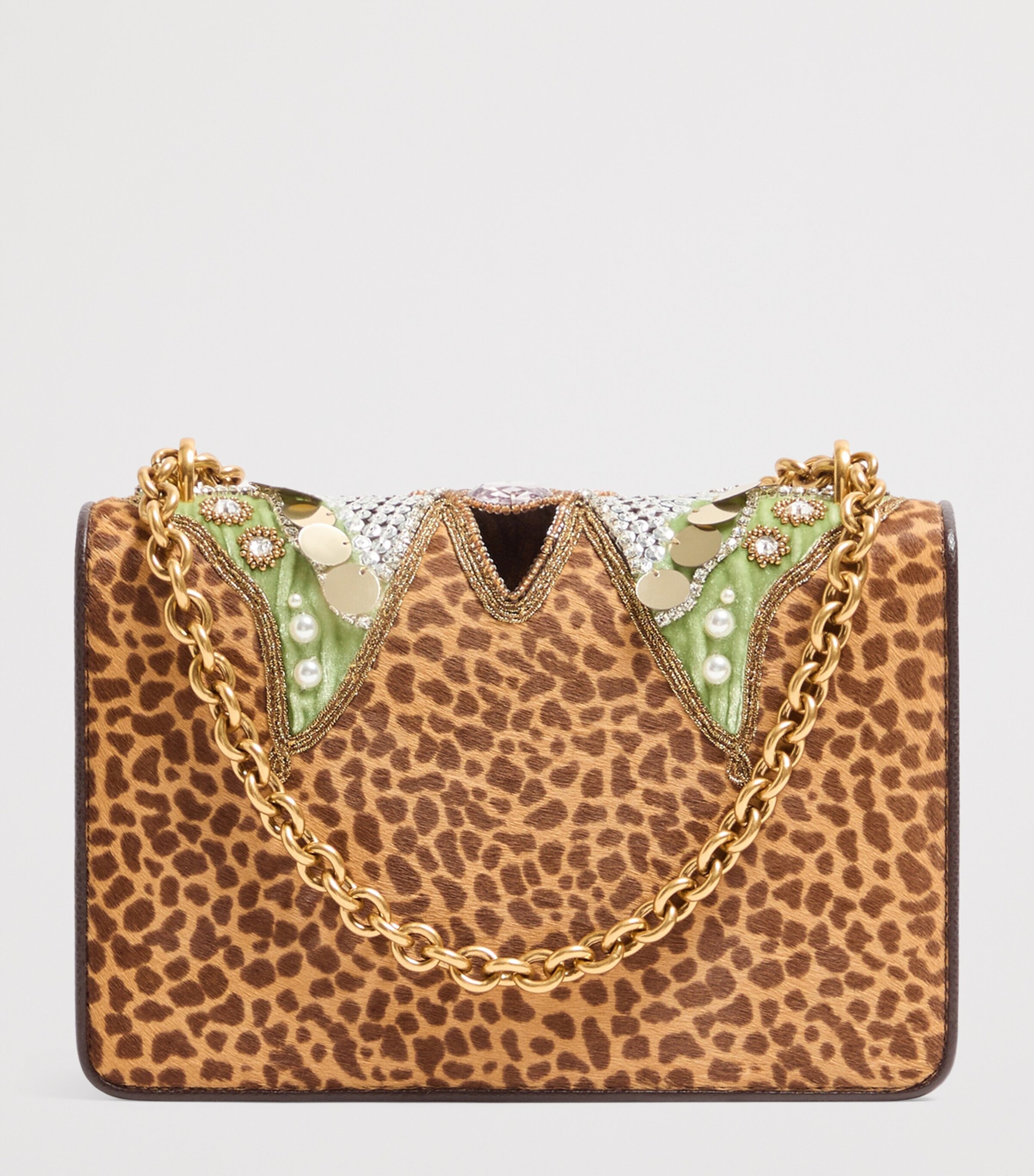 Embellished Vain Shoulder Bag 9ZA Image 4