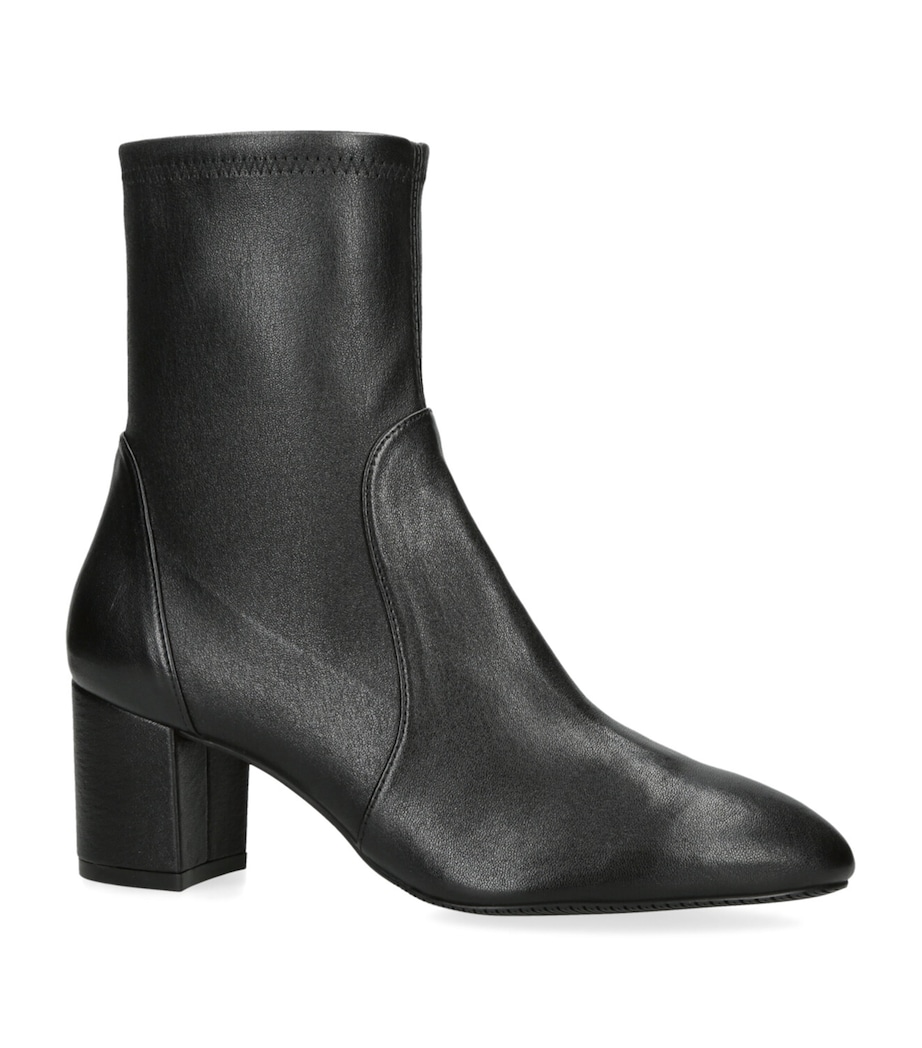 Leather Yuliana Ankle Boots 60 BLACK Image 3
