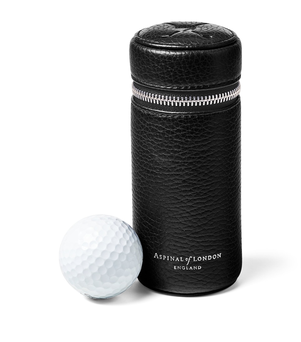 Leather Golf Ball Holder