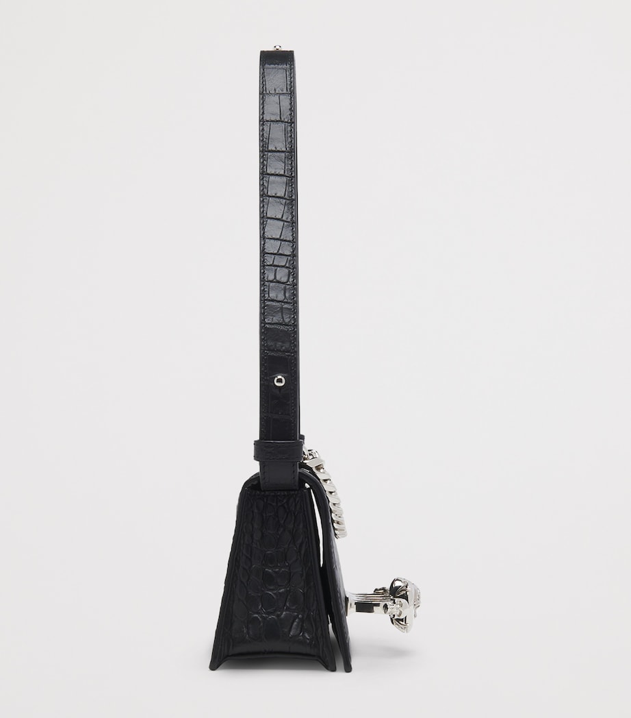 McQueen Leather Skull Four-Ring Top-Handle Bag Image 4