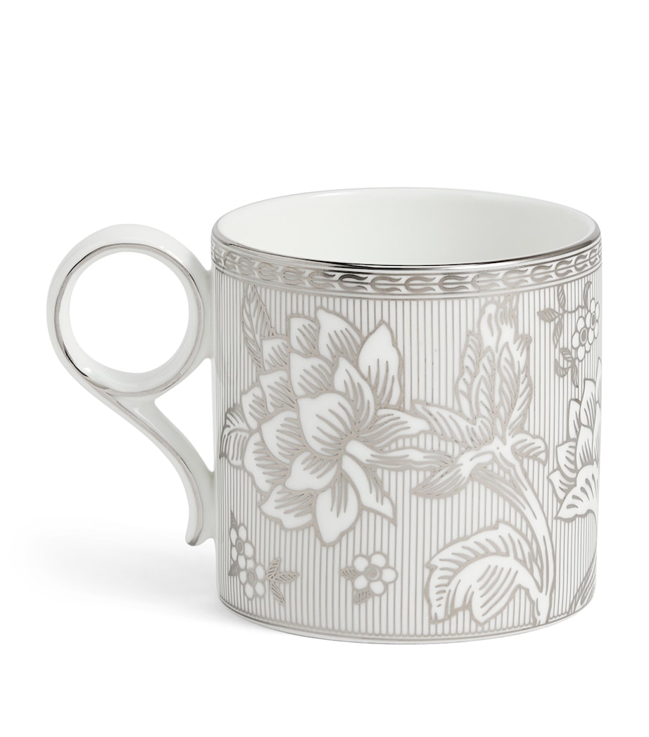 Bone China Silver Tonquin Mug (330ml) SILVER Image 3