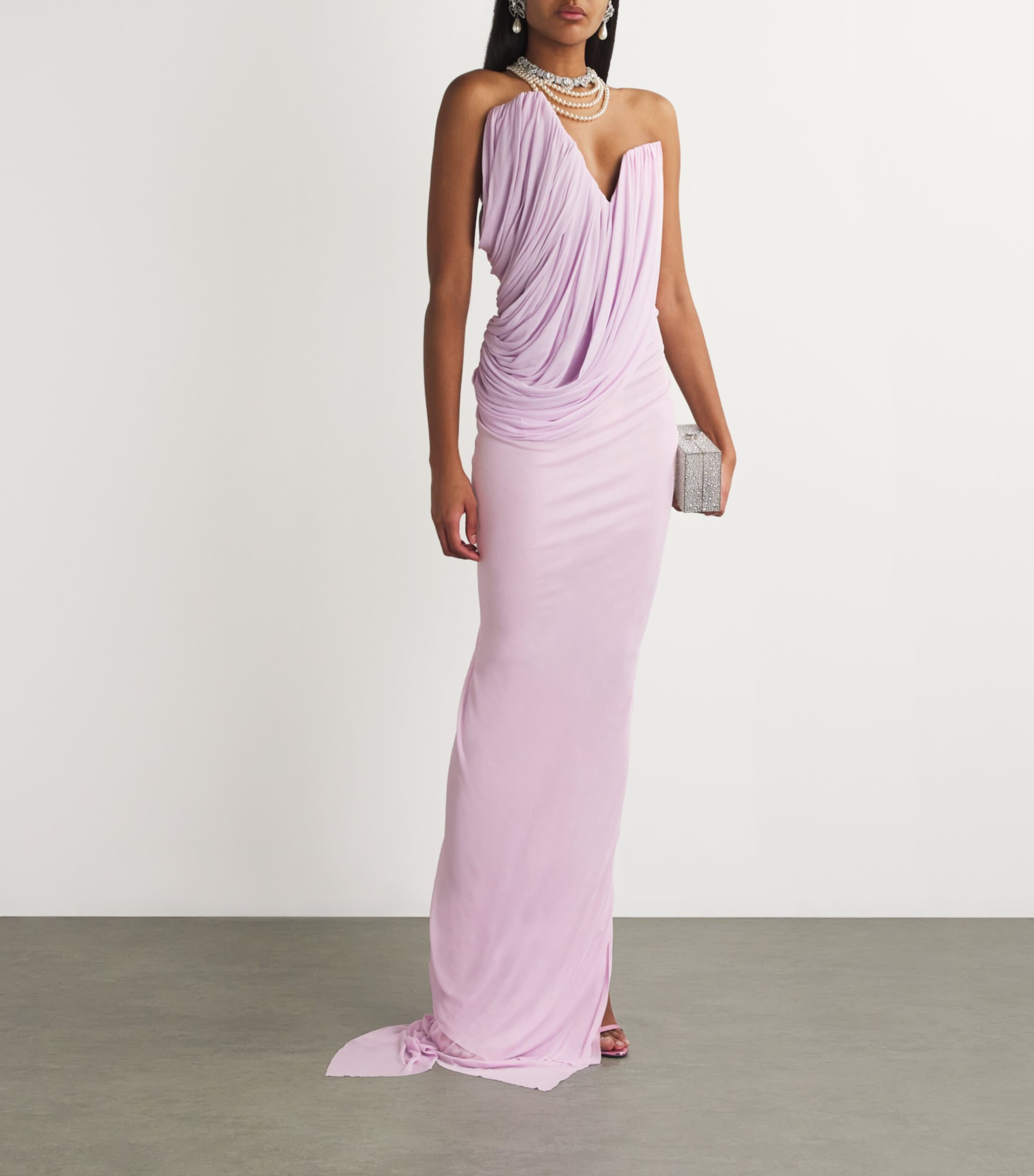 Systema Drape Gown LILAC JERSEY Image 2