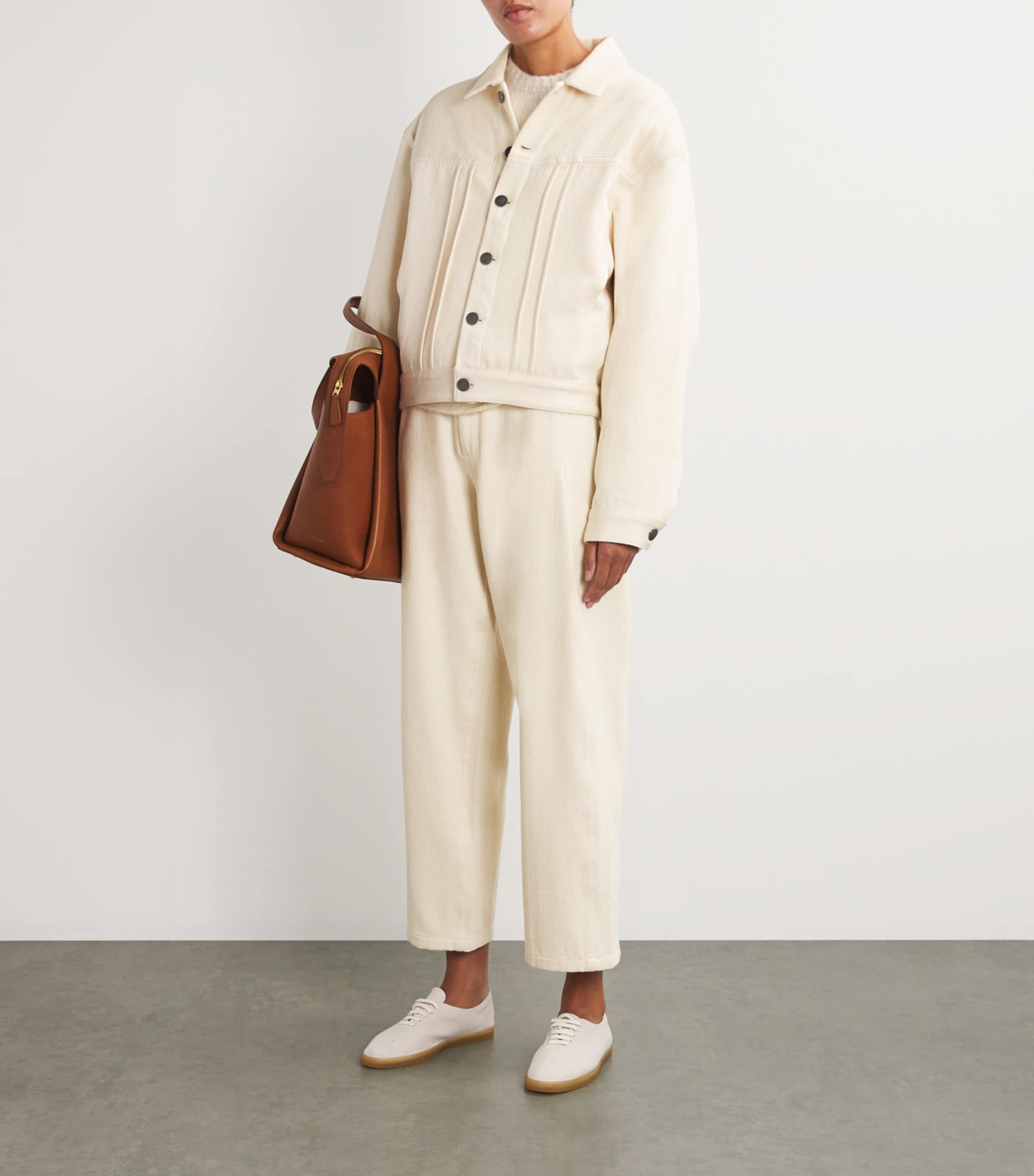 Lauren Manoogian Womens Denim Jacket Natural Image 2