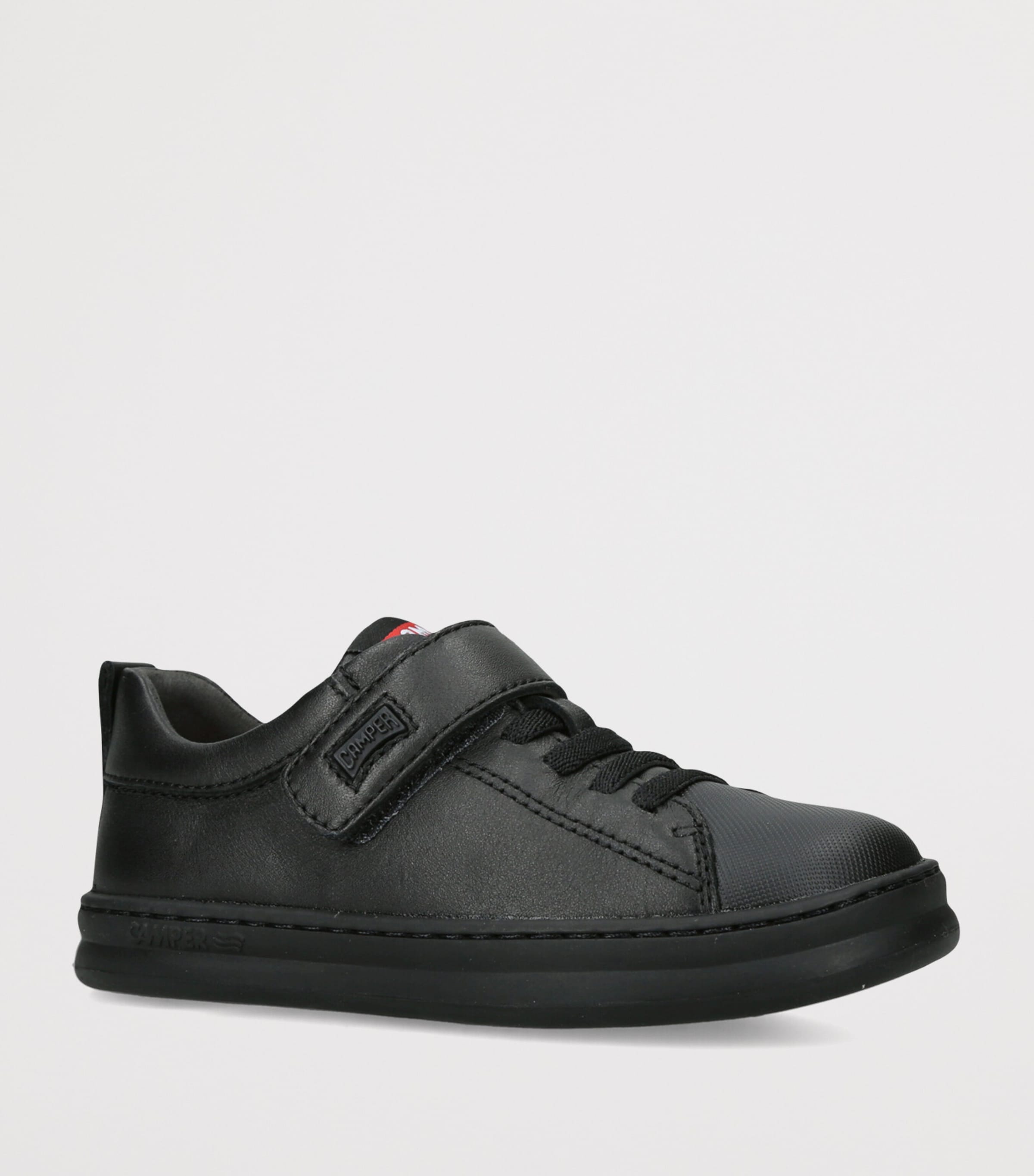 Camper Leather Runner School Shoes Black Image 2